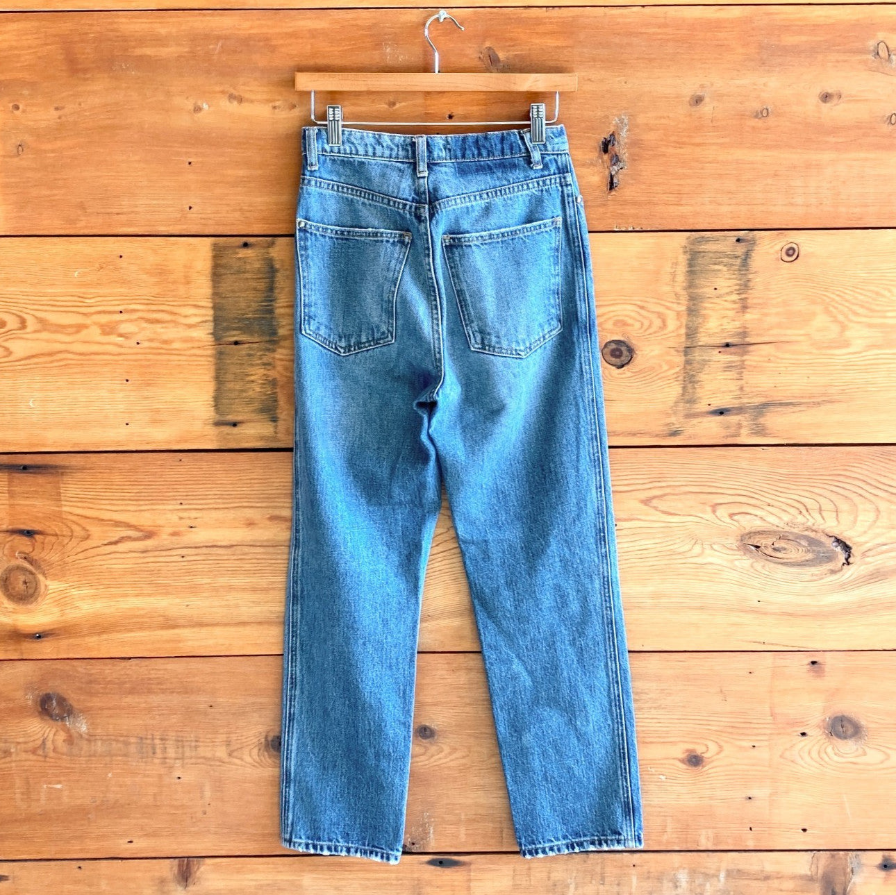 24 - The Great. Medium Wash Straight Leg High Rise Womens Jeans 0420AM