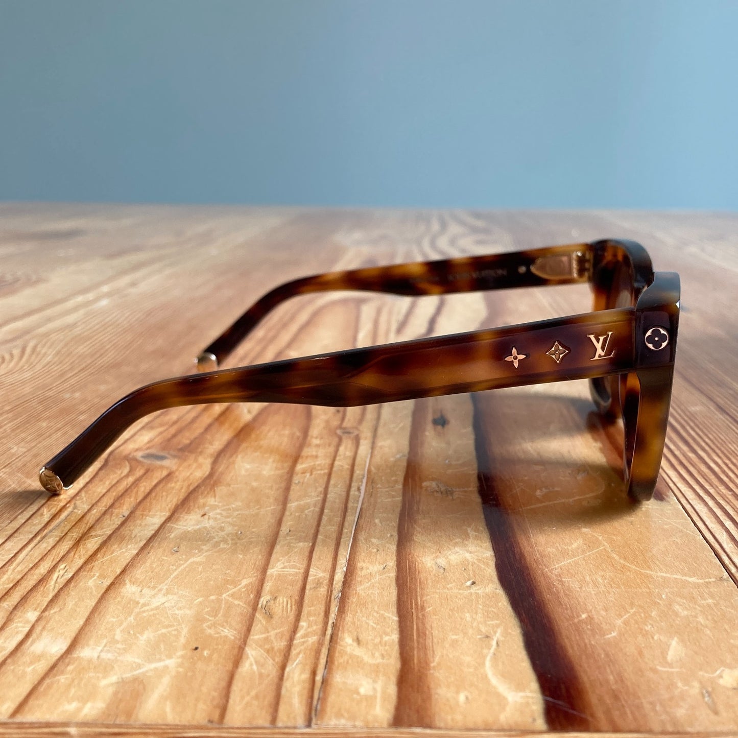 Louis Vuitton $550 My Monogram Z1524W Square Sunglasses w/ Case + Box 0218SO