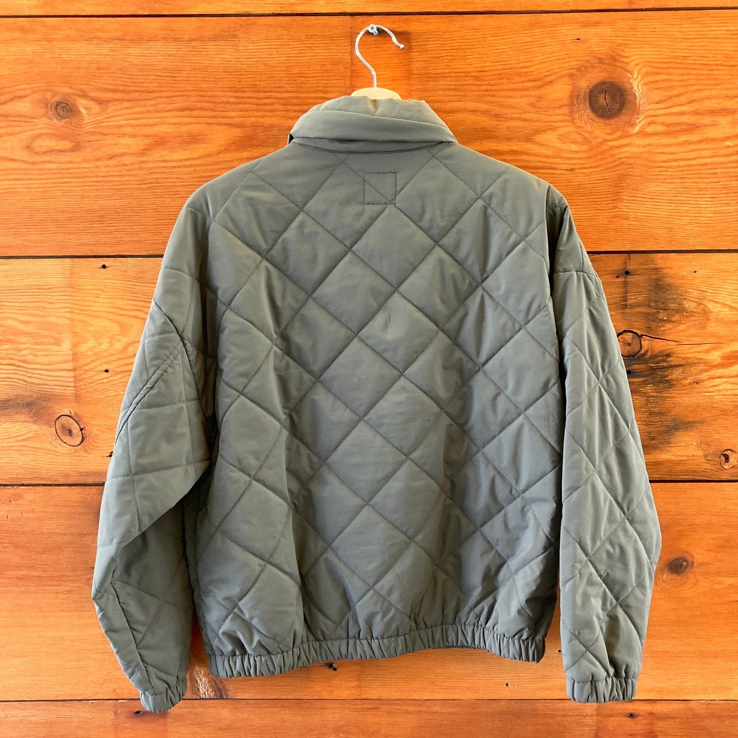 Vuori Olive Green Insulated Echo Quilted Zip Up Bomber Jacket - Size XS - 0816TB