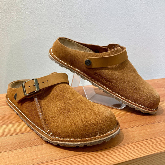 Birkenstock Mink Brown Lutry Premium Suede Shoes NEW w/ Box - Size 8 - 0314GM