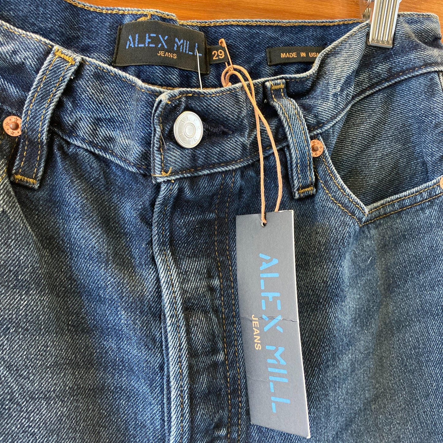 Alex Mill $225 Pheonix Carla High Rise Straight Leg Jeans - Sz 29 - NEW - 1120PK