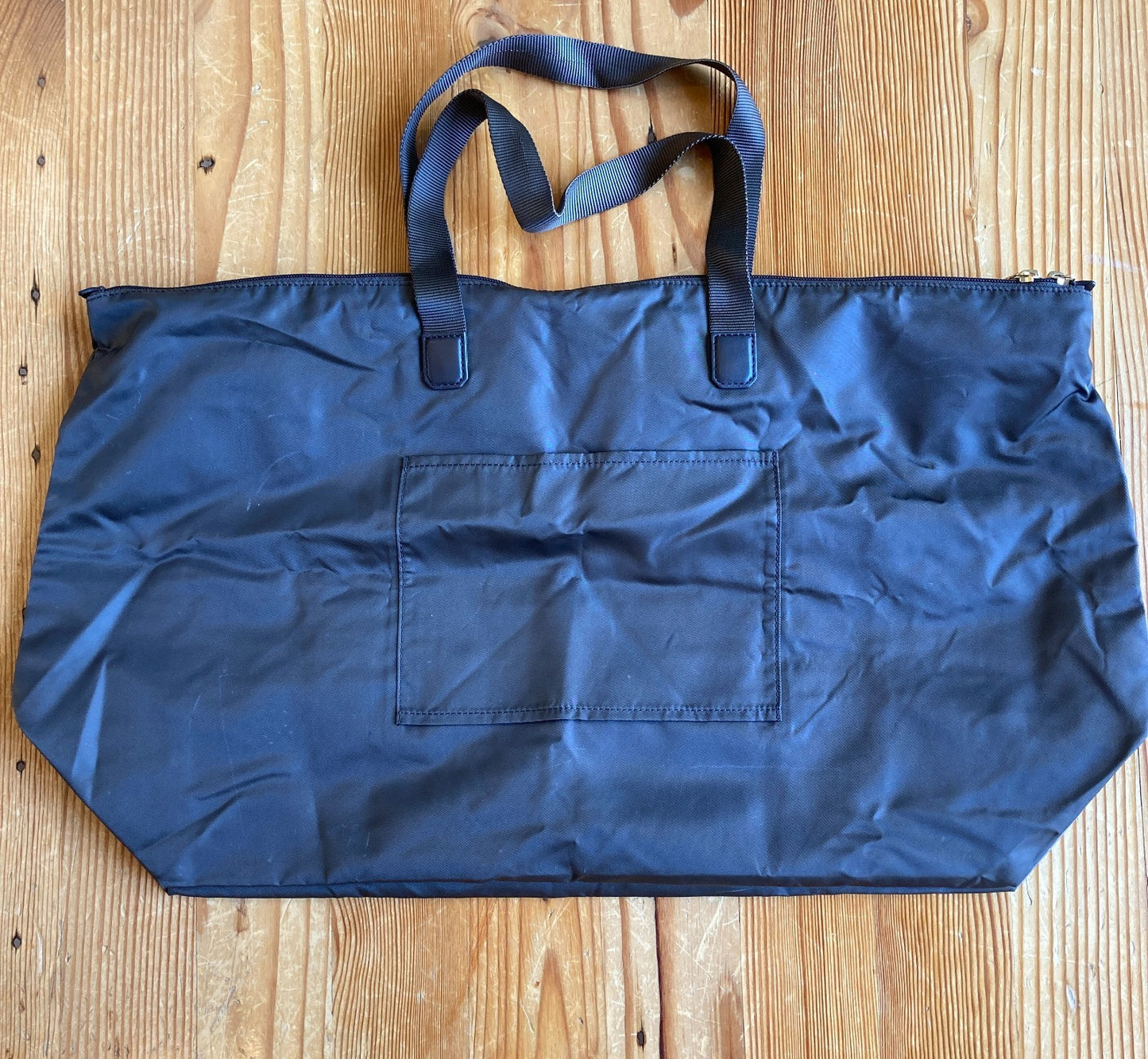Tumi Gray Nylon Packable Top Zip Travel Duffle Bag w/ Pouch - NEW - 1122KP