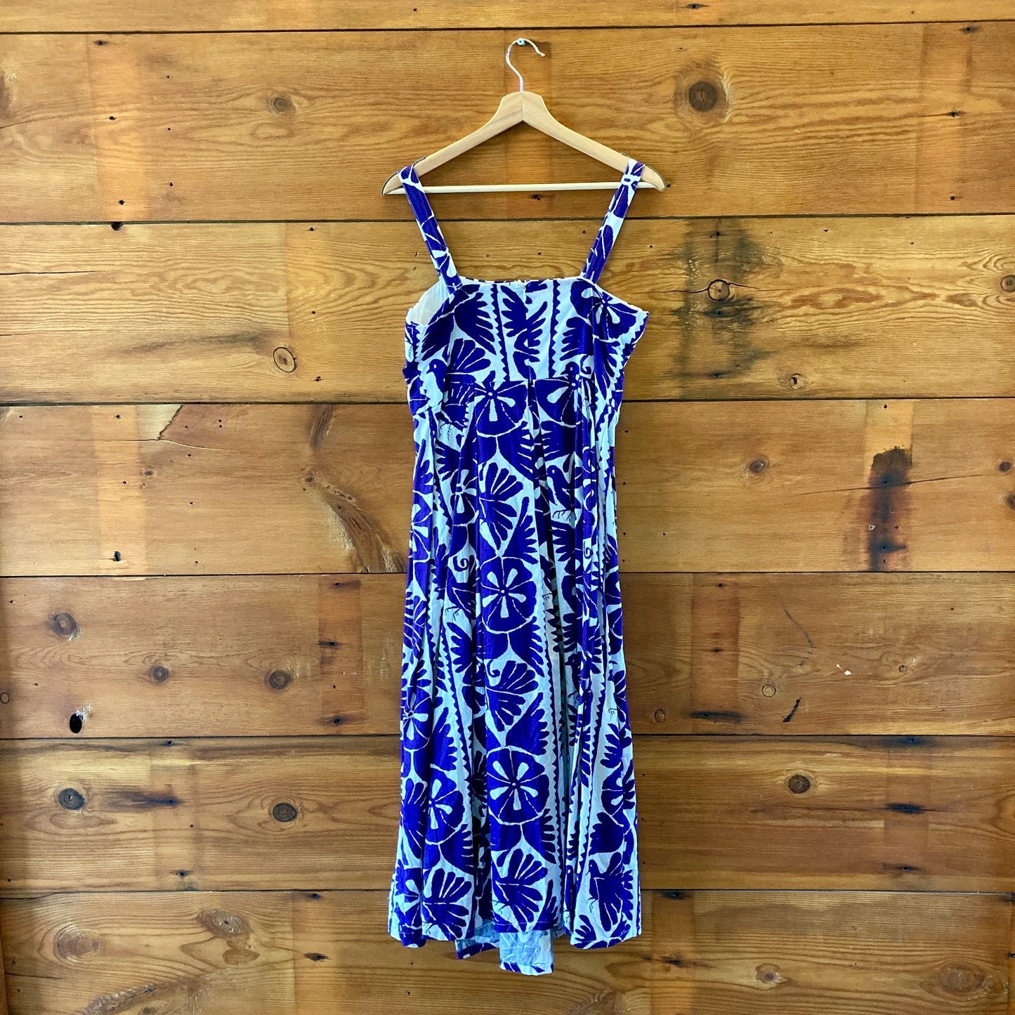 Corey Lynn Calter Anthropologie Purple White Print Midi Dress - Size M - 0610HG