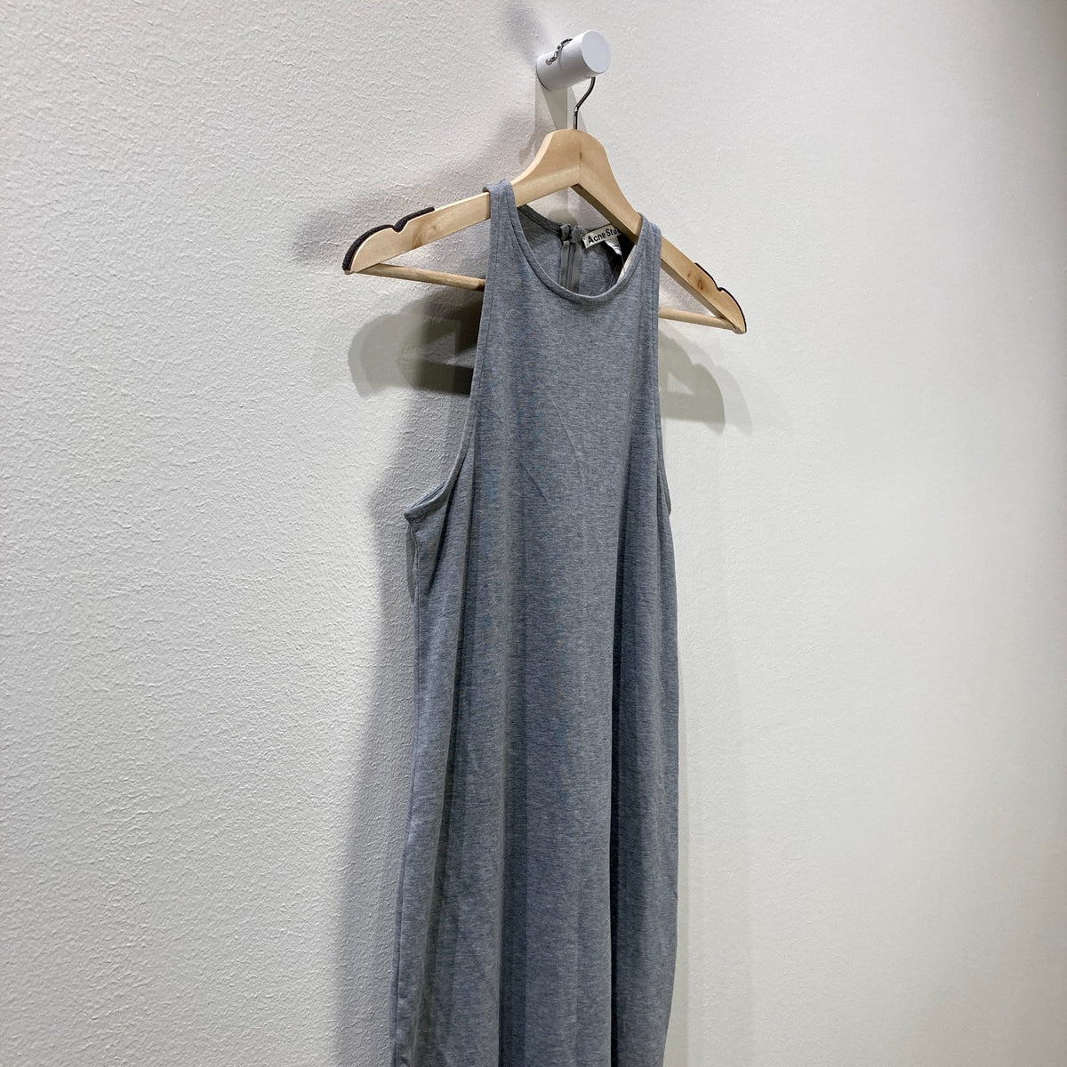 Acne Studios Heather Gray Nadi Sleeveless Mini Dress - Size M - 0129LH