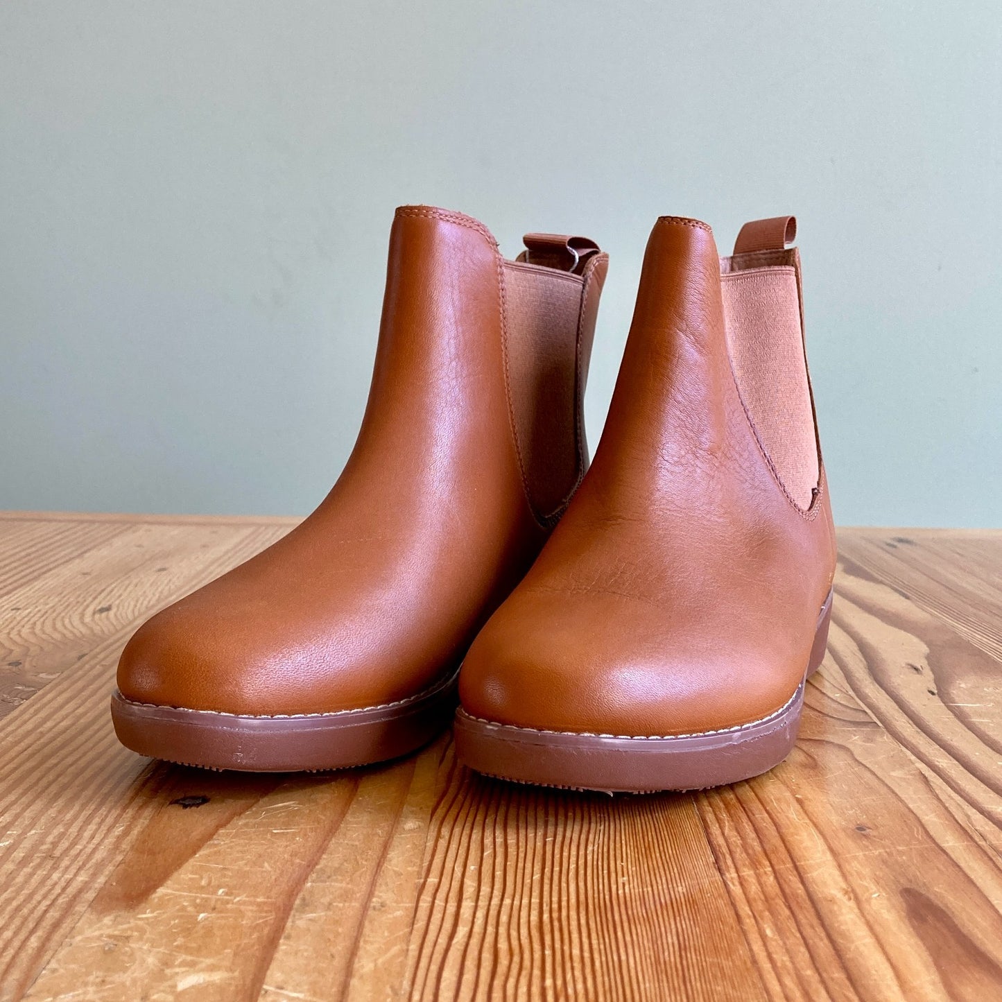 FitFlop NEW Sumi Leather Waterproof Chelsea Ankle Boots - Size 8.5 - 1007OW