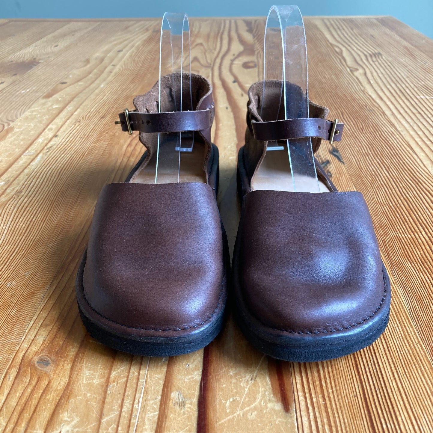 Aurora Brown NEW $172 Closed Toe Mary Jane Shoes w/ Box - 0718MS