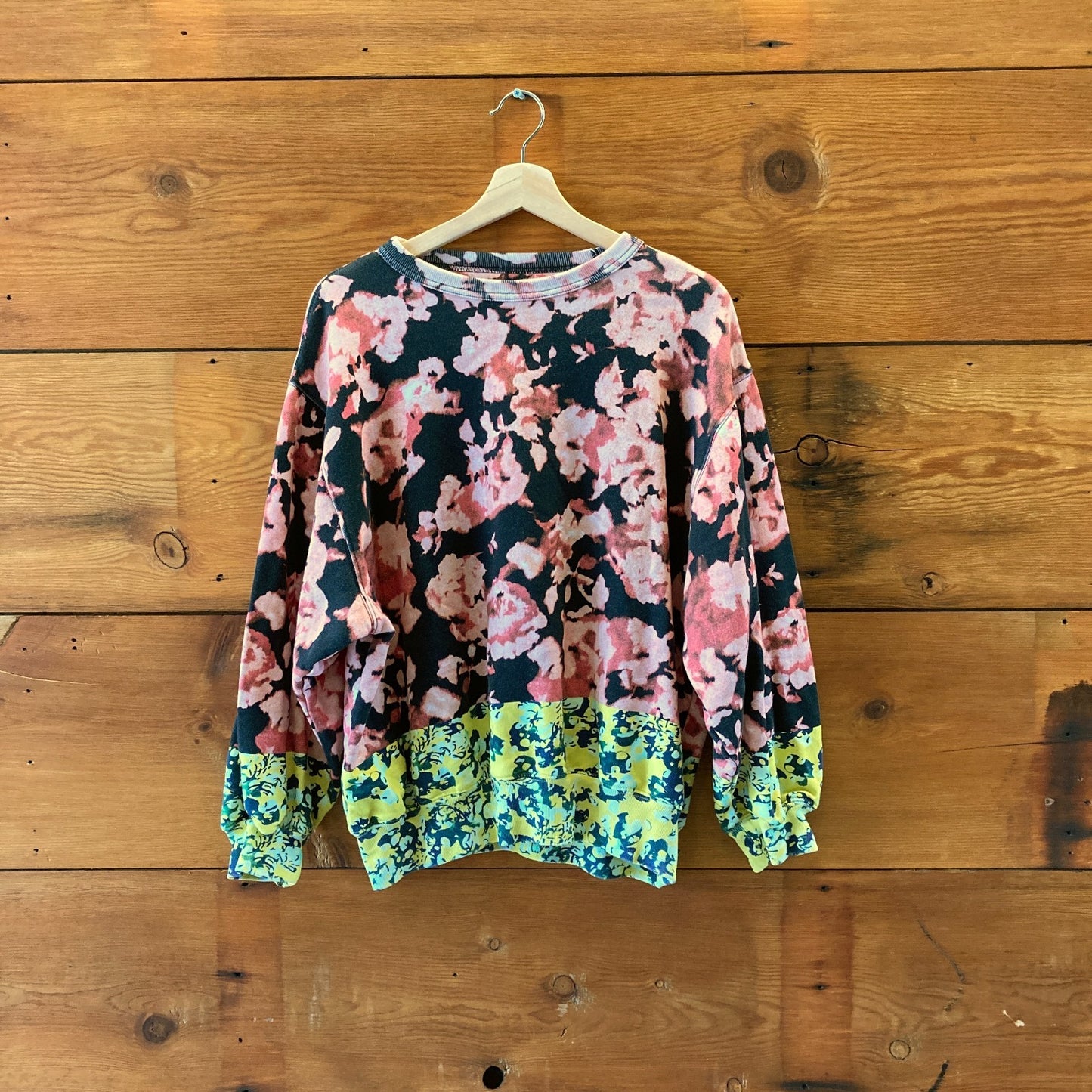 Dries van Noten Mixed Floral Print Haxti Oversized Sweatshirt - Size M - 0204MP