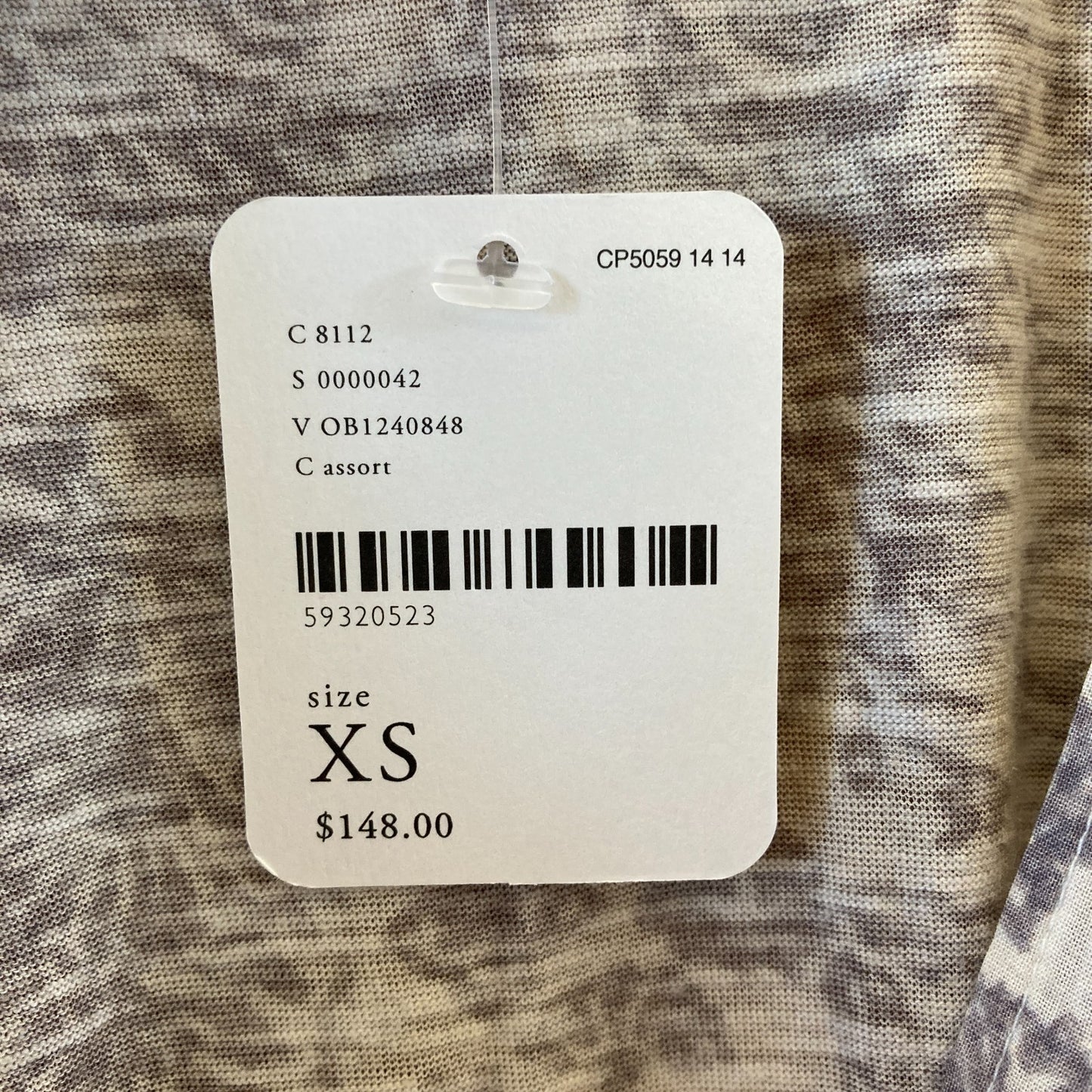 Free People $148 Tan Patterned Oversized Knit Dress - Size XS - NEW - 1122CT