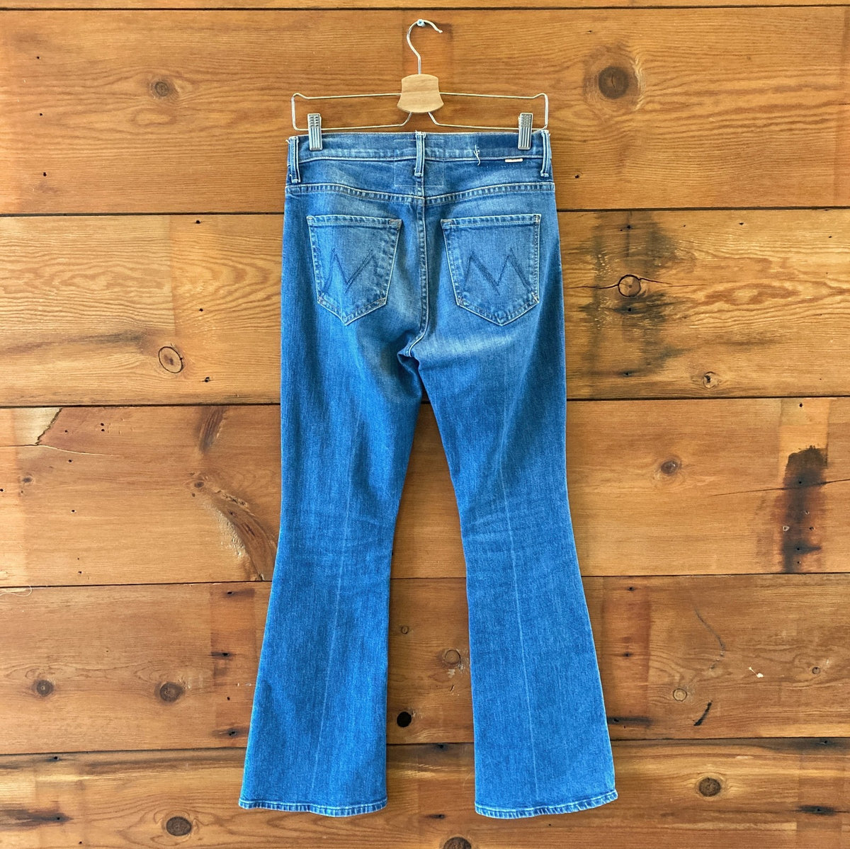 Mother Superior $258 Small World Weekender Flare Leg Jeans - Size 26 - 0320AE