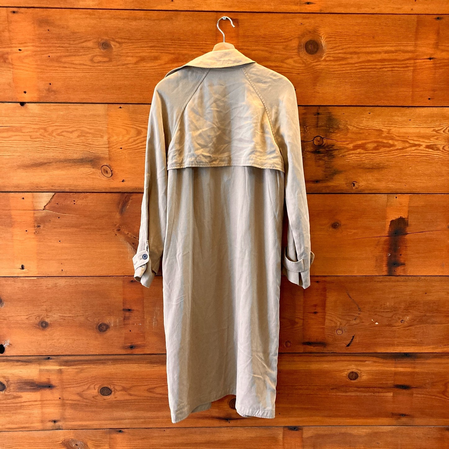 S - Babaton $248 Khaki Open Front Lawson Trench Coat Aritzia Jacket 0123MP