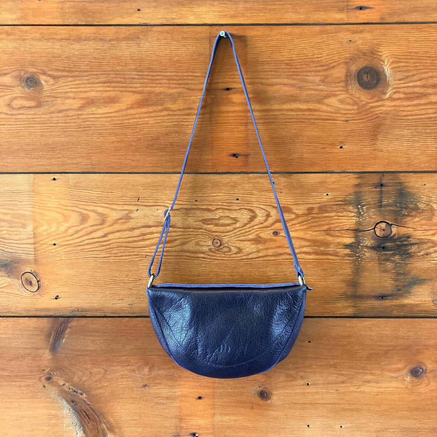 Portland Leather Goods Blue Koala Sling Crossbody Purse - NEW - 0612SM