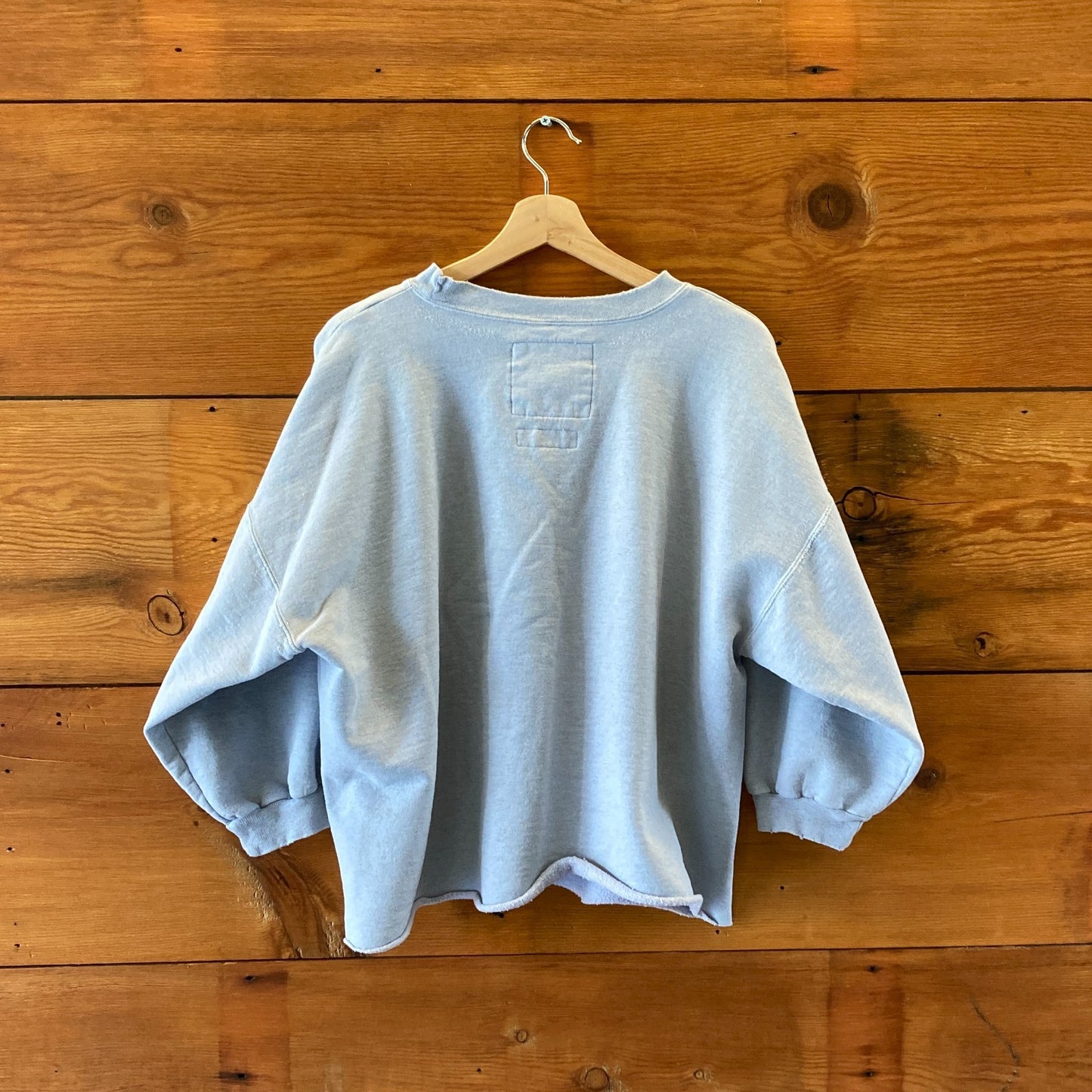 Rachel Comey Light Blue Oversize Balloon Sleeve Fond Sweatshirt - M / L - 4427SC