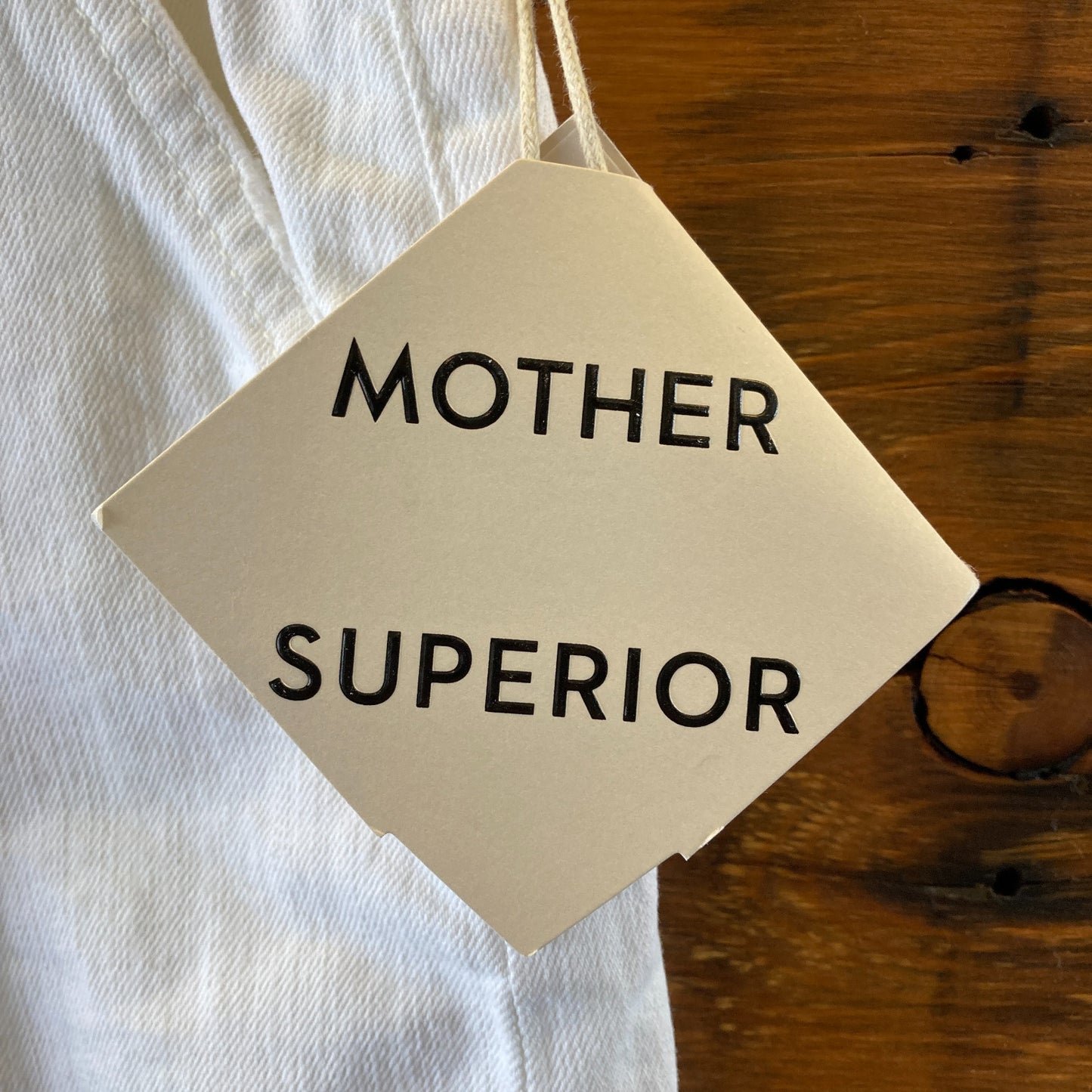 Mother Superior NEW White Totally Innocent Stud Finder Sneak Jeans - 30 - 0710MG