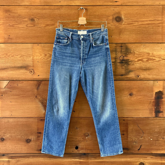Mother Superior Tomcat High Rise Straight Leg Jeans - Size 30 - 0425KN