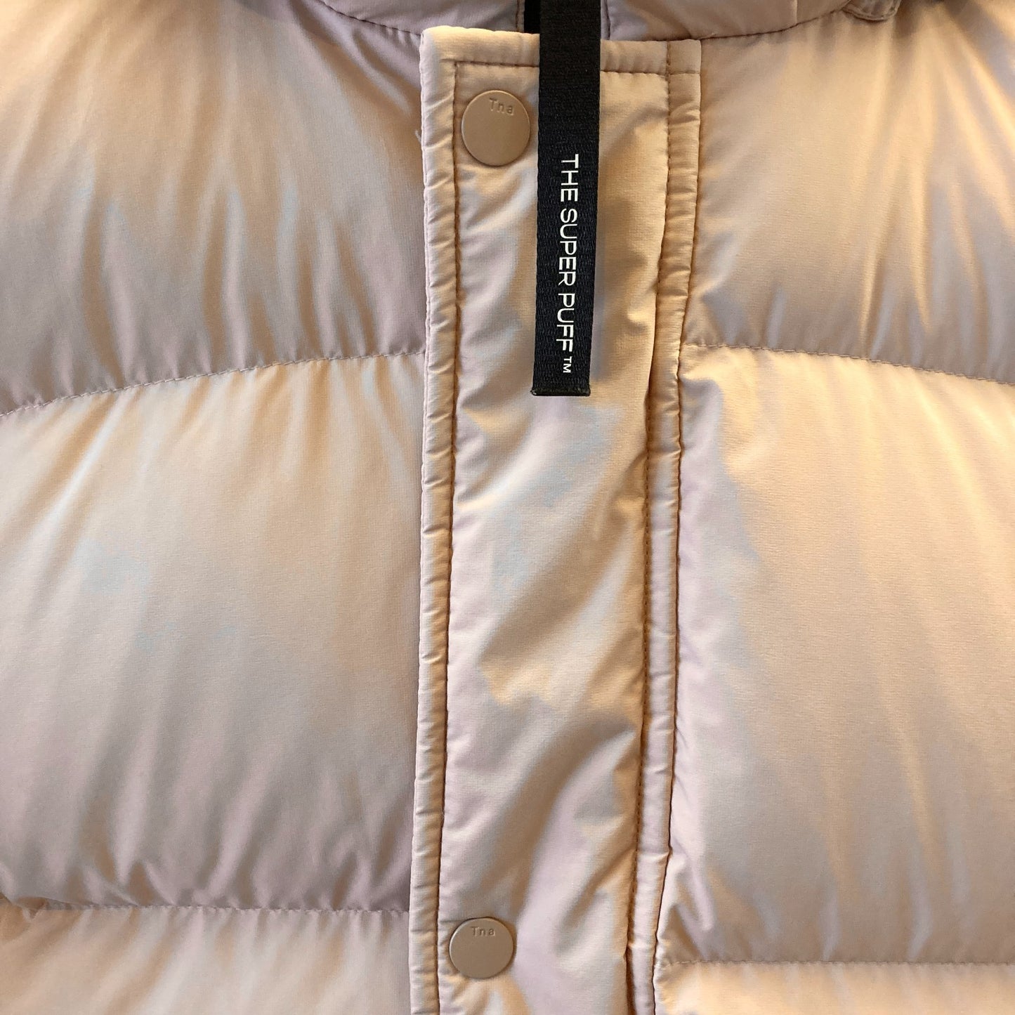 XS - TNA Aritzia Tan Super Puff Shorty 700 Down Hooded Puffer Jacket 0518AF