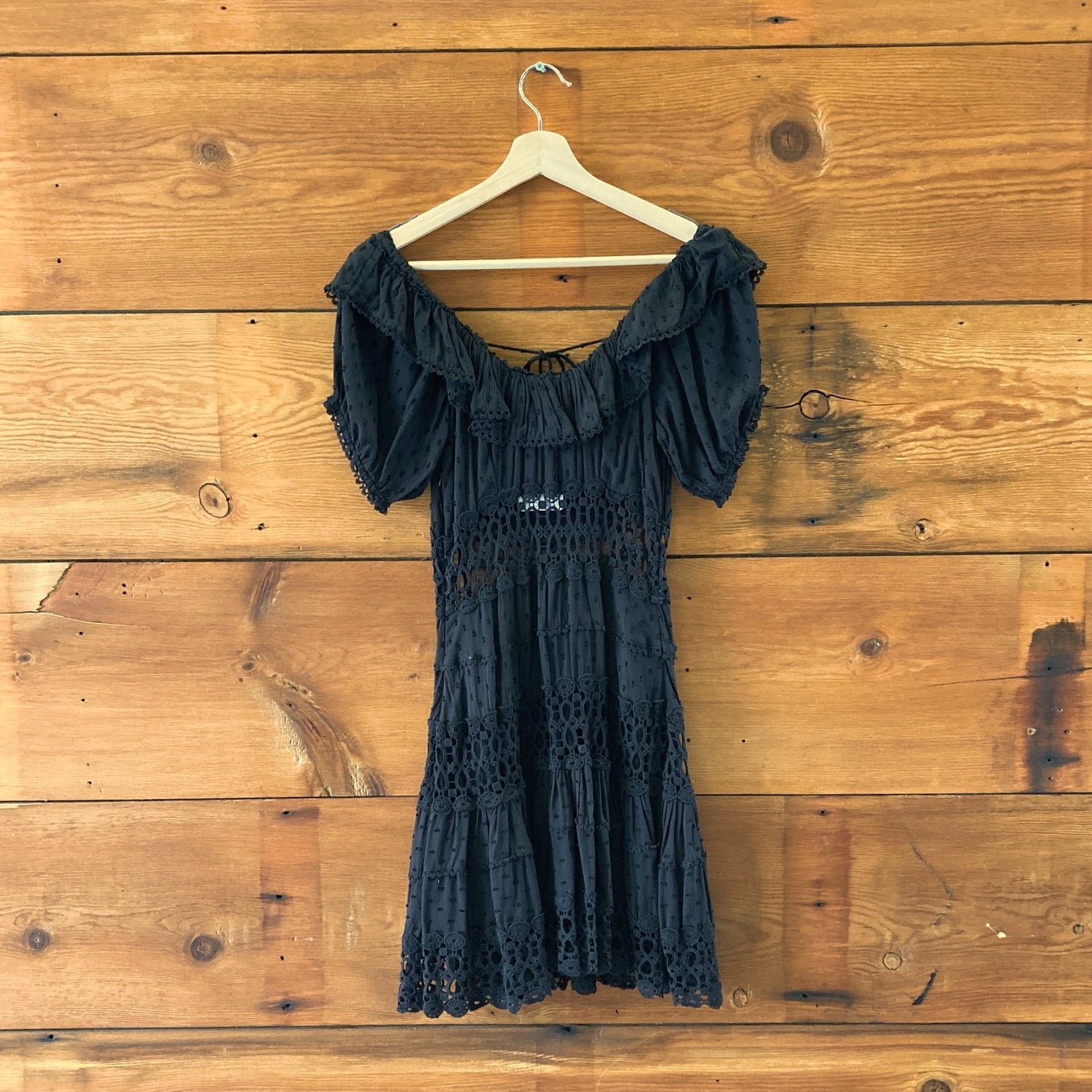 Free People NEW $148 Black Cruel Intentions Mini Dress - 0203DE