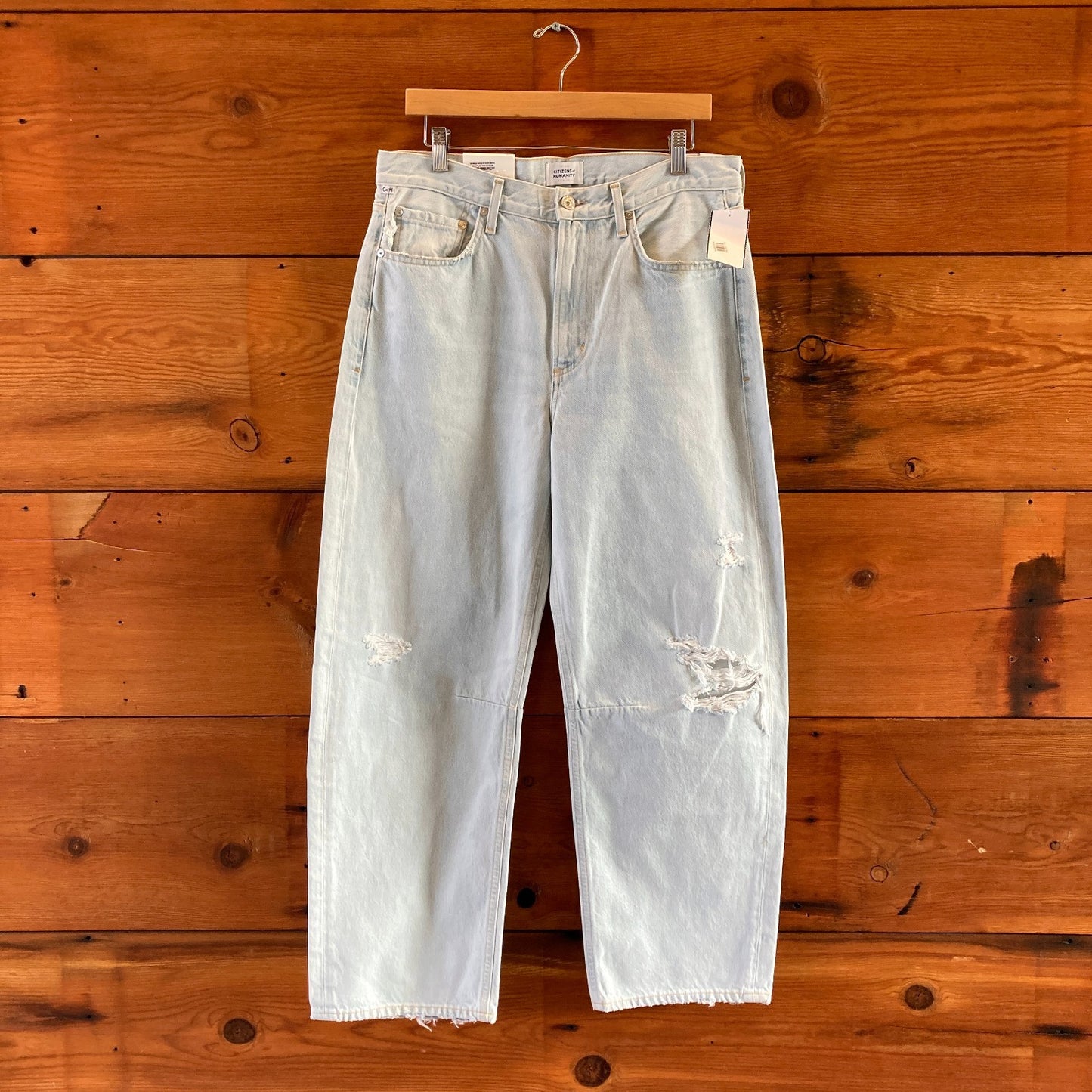 29 - Citizens of Humanity $258 Light Wash Miro Relaxed Jeans NEW 0716MD