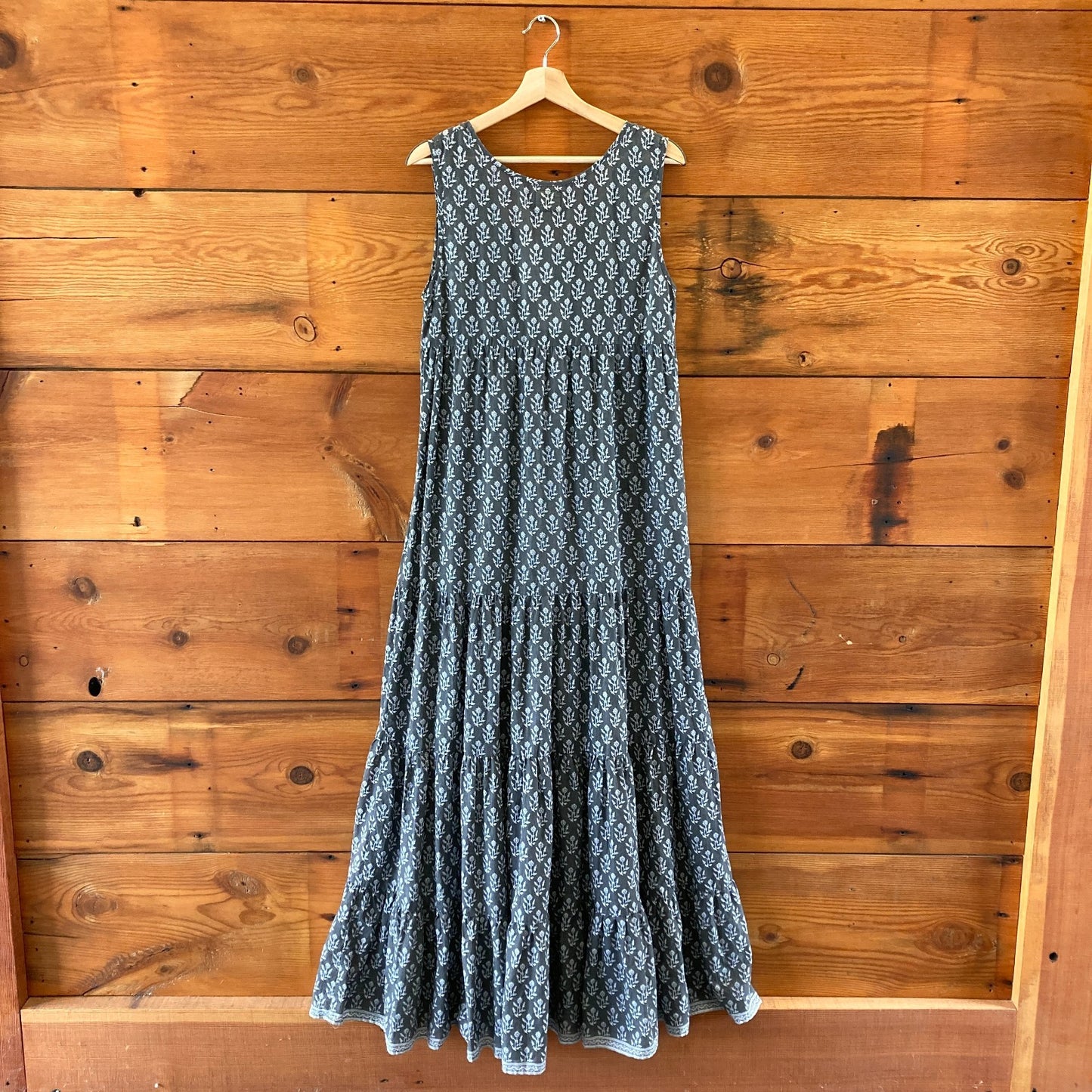 Bsbee $516 Alahambra Iron Floral Virginia Maxi Dress - Size M - NEW - 4427SC