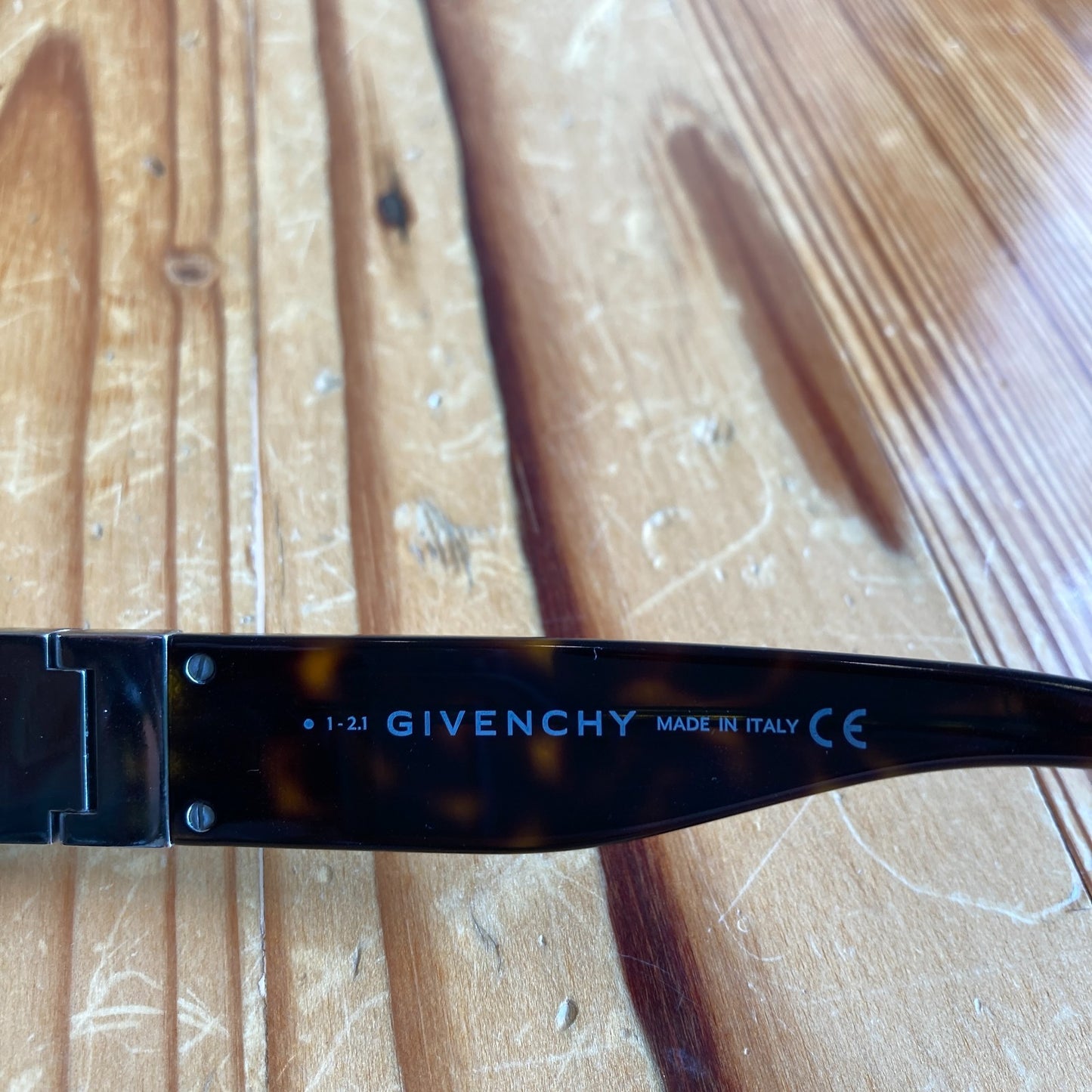 Givenchy Dark Havana Acetate Frame Cat-Eye Sunglasses w/ Dustbag - 0428KS