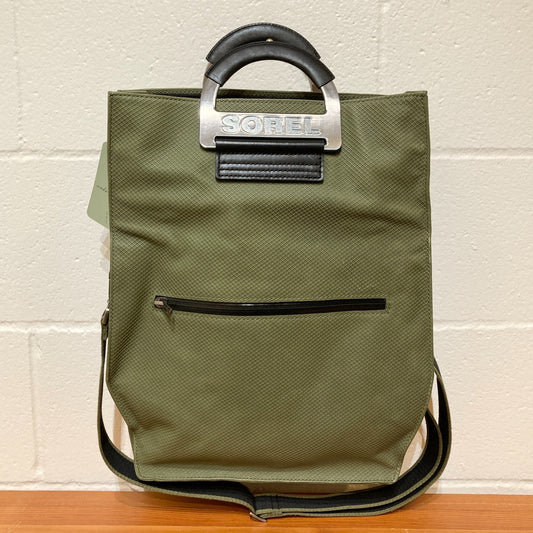 Sorel Green Top Handle Foldover Crossbody Changeable Strap Bag - 0905SC
