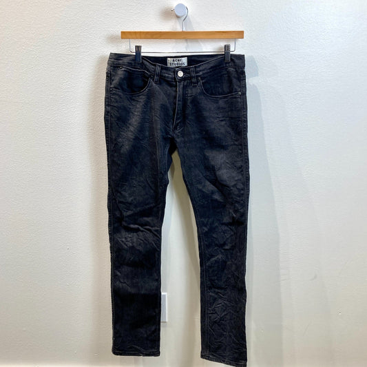 Acne Studios Black Wash Slim Fit Max Cash Jeans - Size 32 - 0521MD