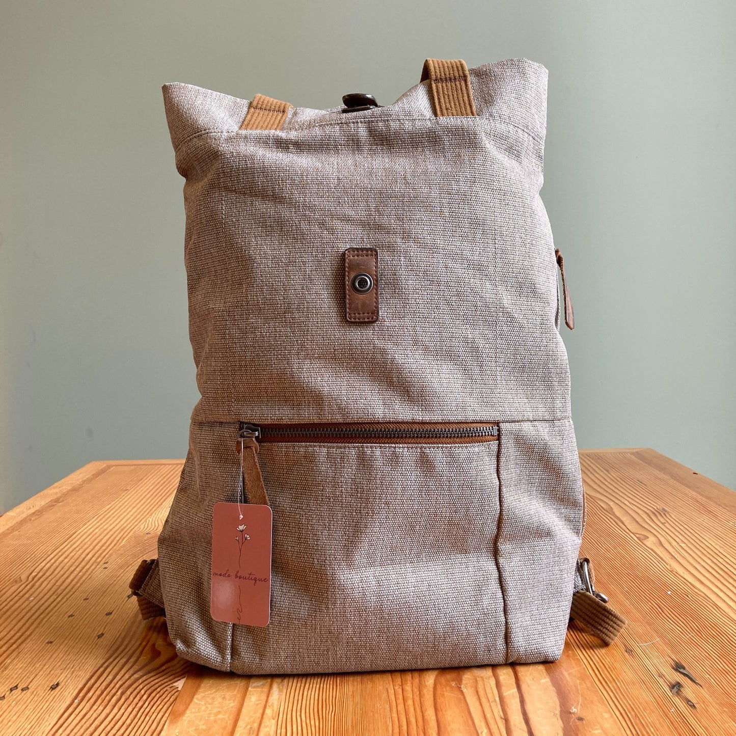 Timbuk2 Mojave Brown Alamo Convertible Backpack Tote Bag 0107KA