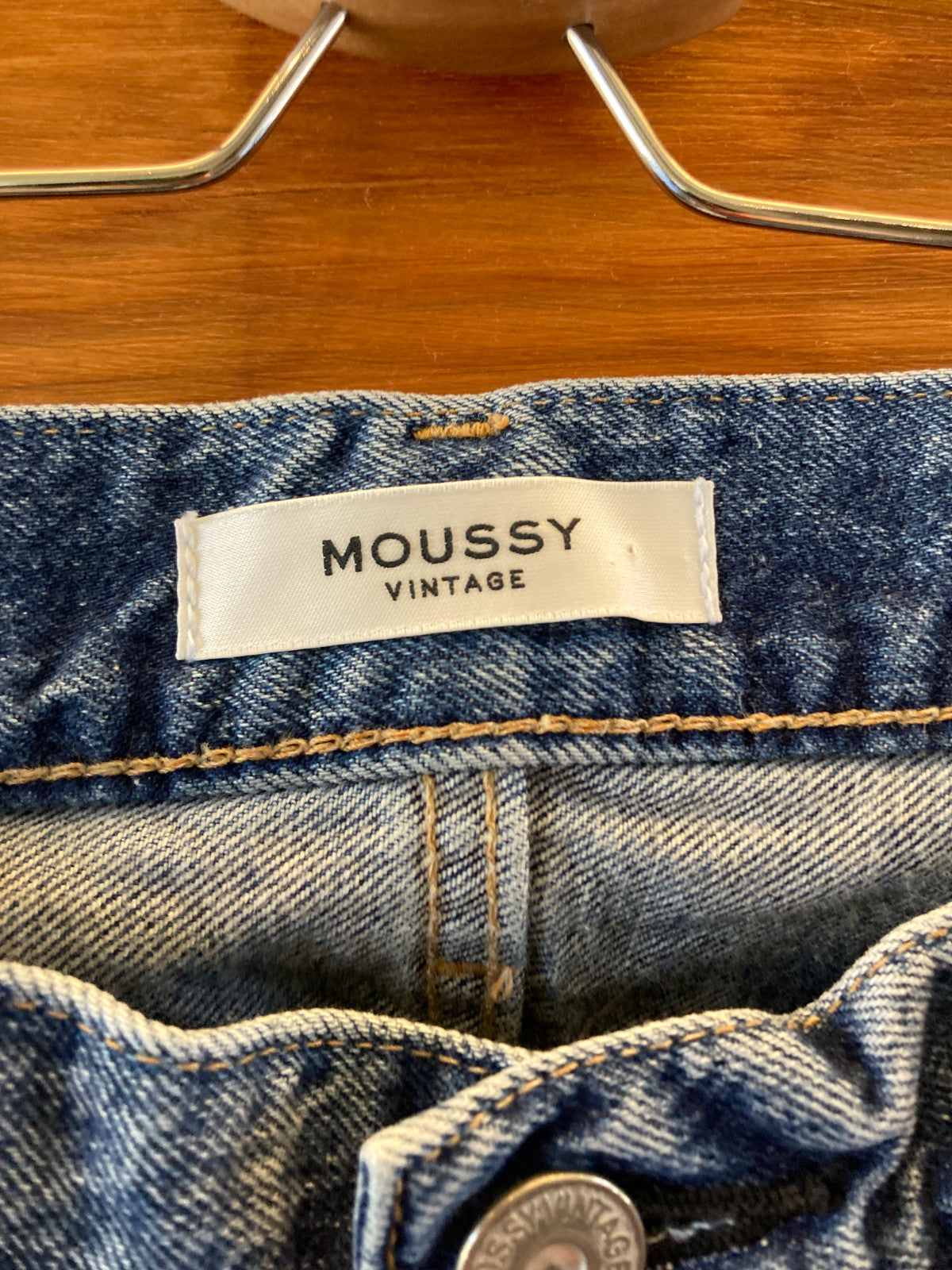 Moussy Japan Made Button Fly Saab Vintage Straight Leg Jeans - Size 29 - 4427SC