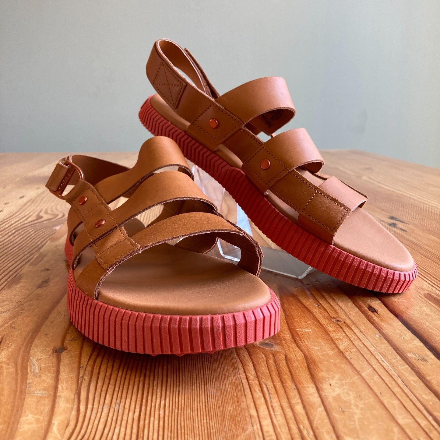 Sorel Tan Brown Ona Ave Slingback Sandals Shoes - Size 10 - NEW - 1206HP