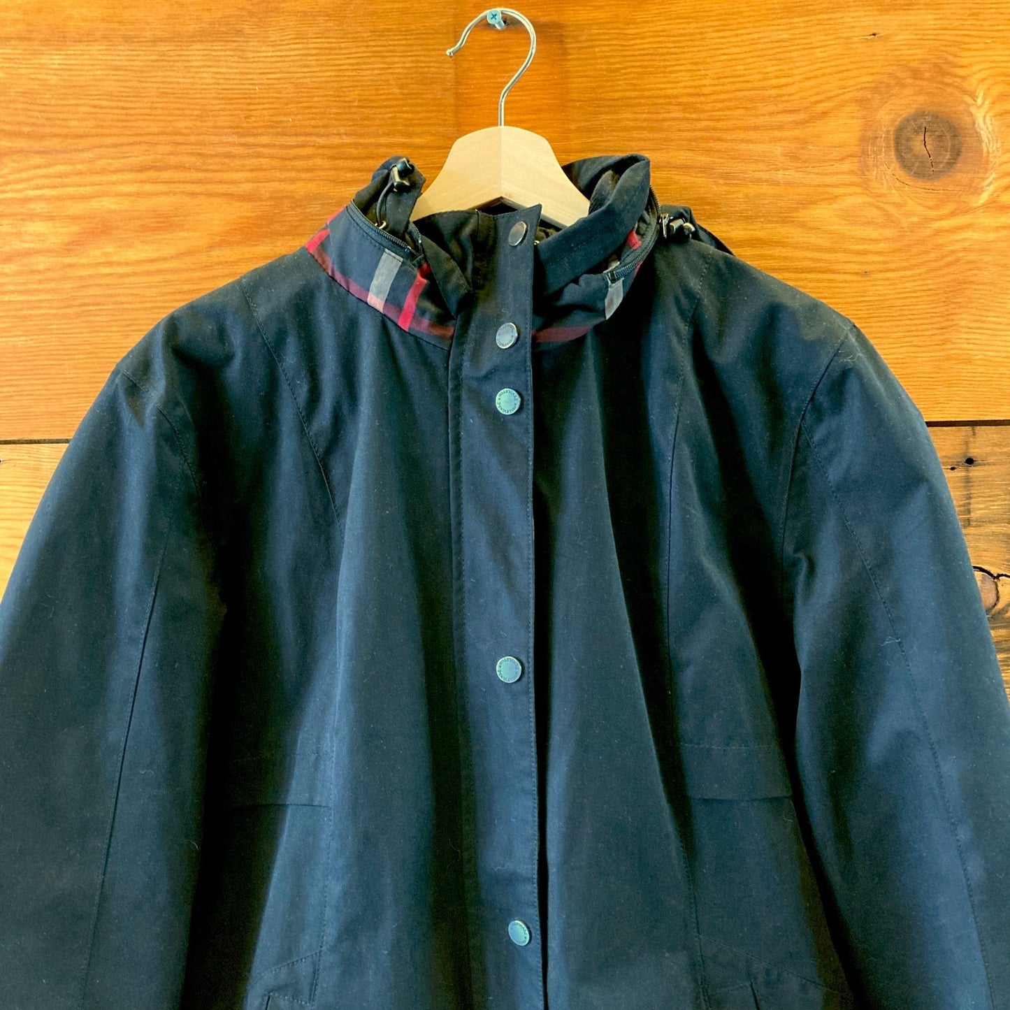 Pendleton Black Zip Up Water Wicking Hooded Rain Jacket Coat - Size L - 0419JP