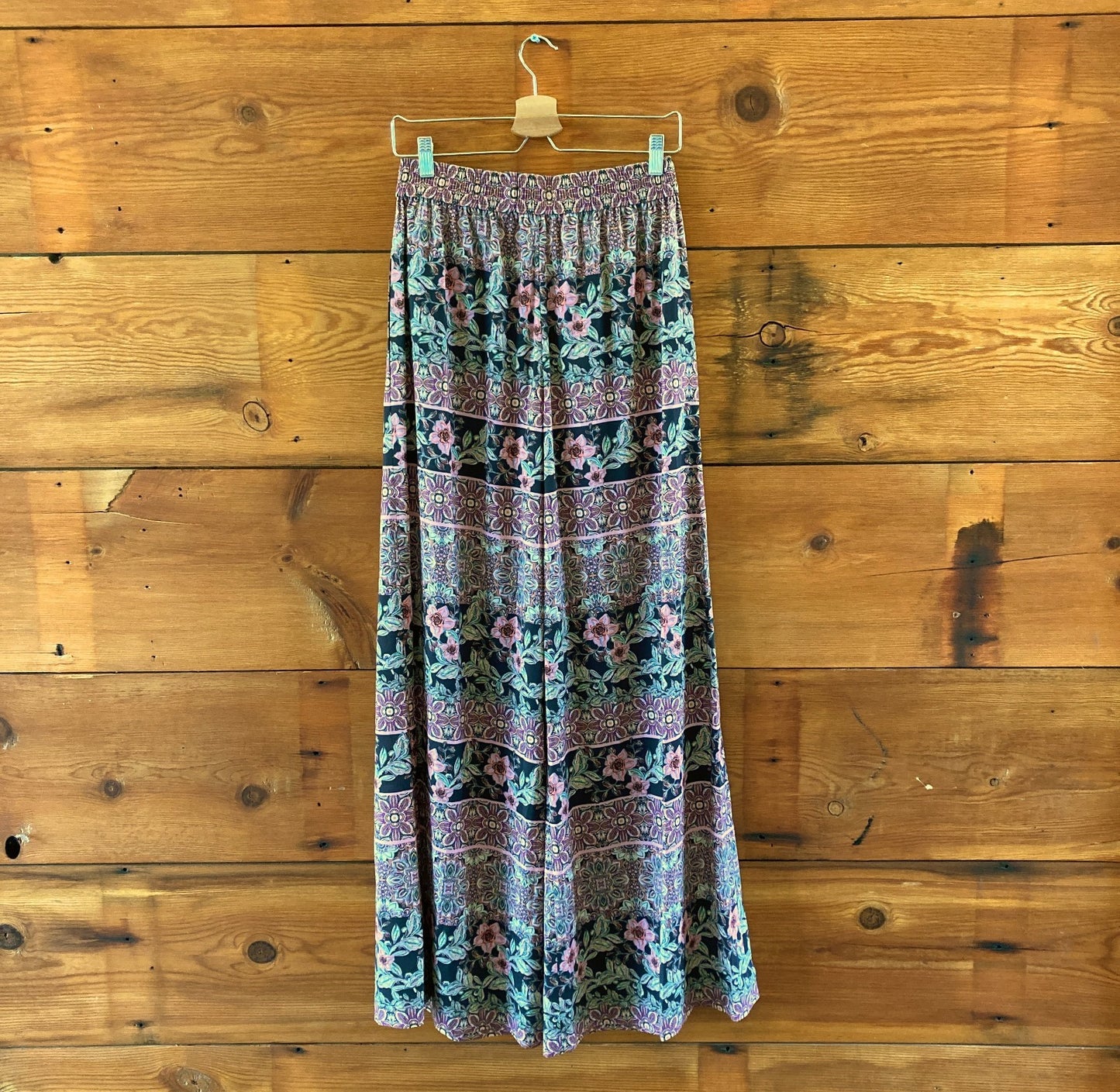 Alice + Olivia Canopy Tile NEW Kenley Palazzo Wide Leg Pants - Size M - 1011SC