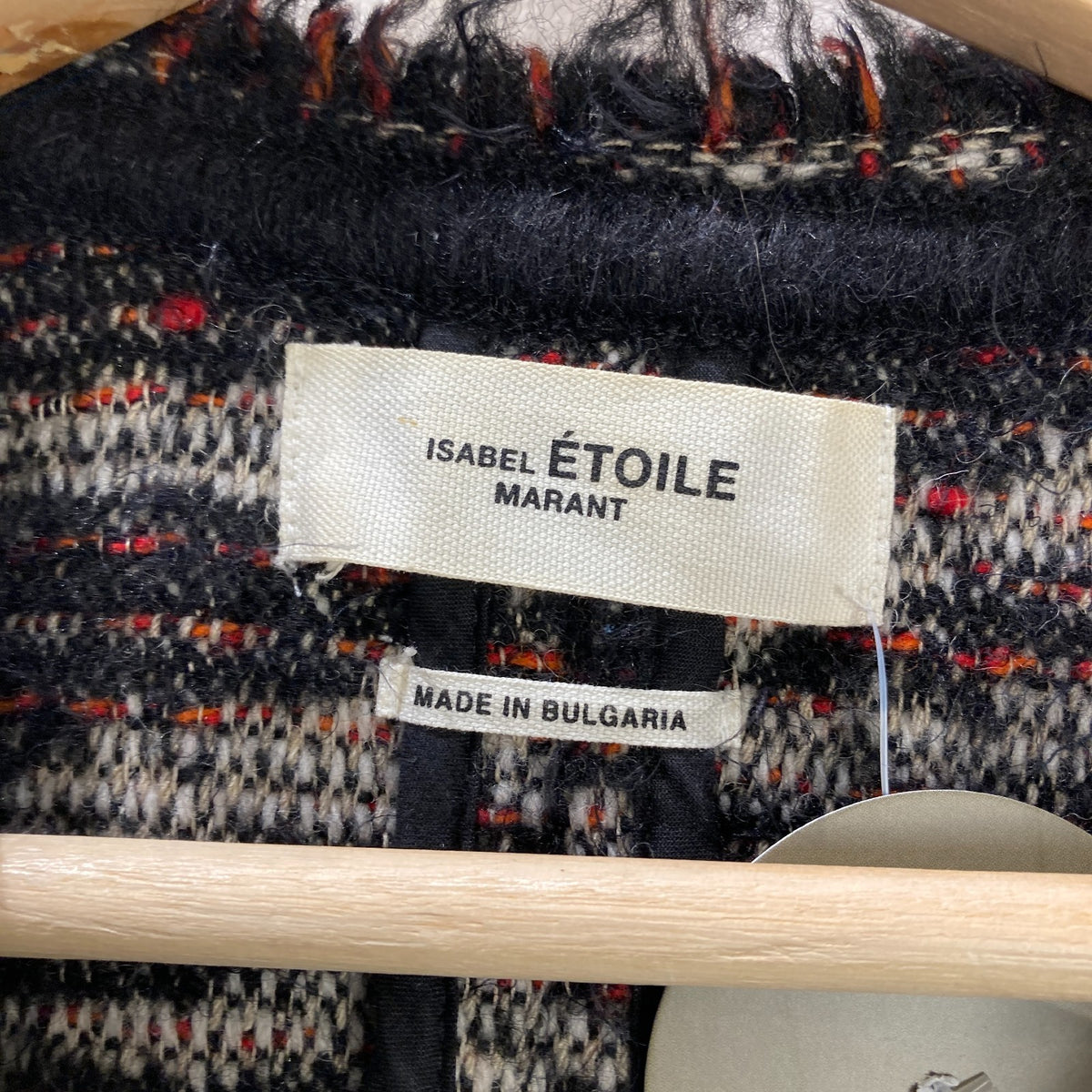 Isabel Marant Etoile Black Boucle Tweed Momo Jacket - Size 38 / M - 0816MS