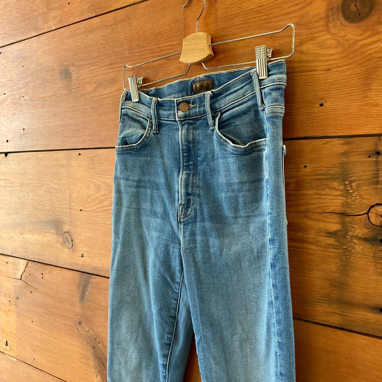 Mother Meet Cute Wash The Hustler Ankle Fray Jeans - Size 27 - 0111EH