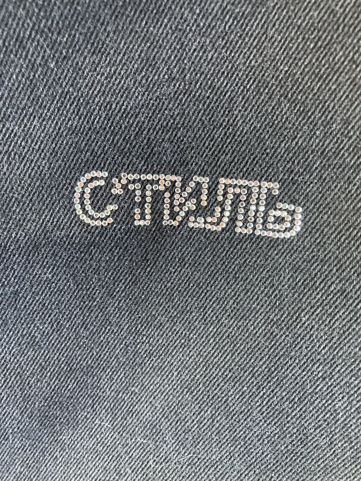 Heron Preston $410 Black CTNMB Strass High Rise Jeans - Size 27 - 0320HJ