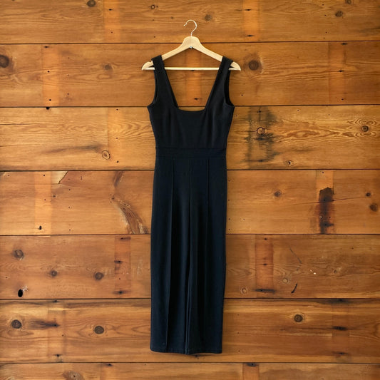 Ripley Rader Black Sleeveless Low V-Back Tank Jumpsuit - Size 1 / XS - 1129CG