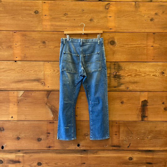 Nili Lotan $372 Classic Wash Stretch Fit Carpenter Jeans - Size 27 - 0504AK