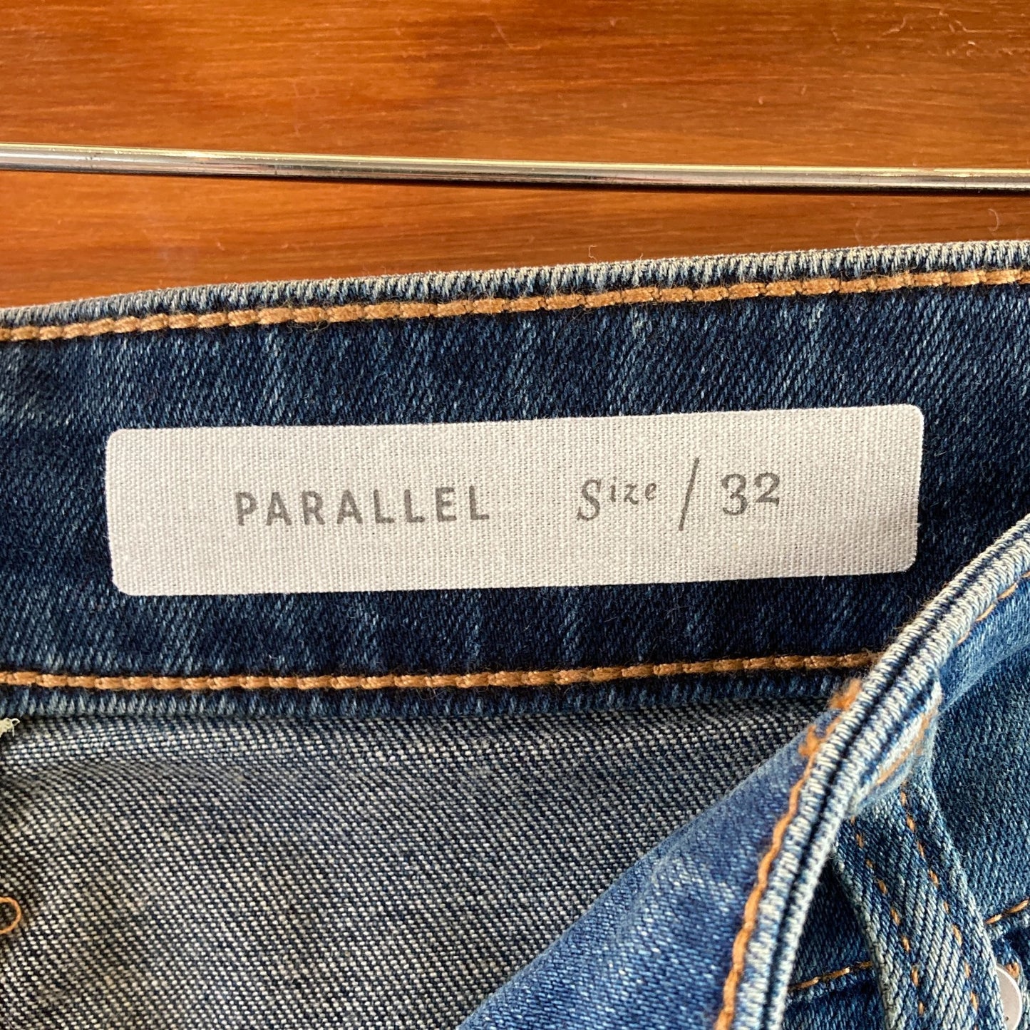 32 - Pilcro $168 Anthropologie Parallel Stretch Denim Raw Hem Jeans NEW 1122CT