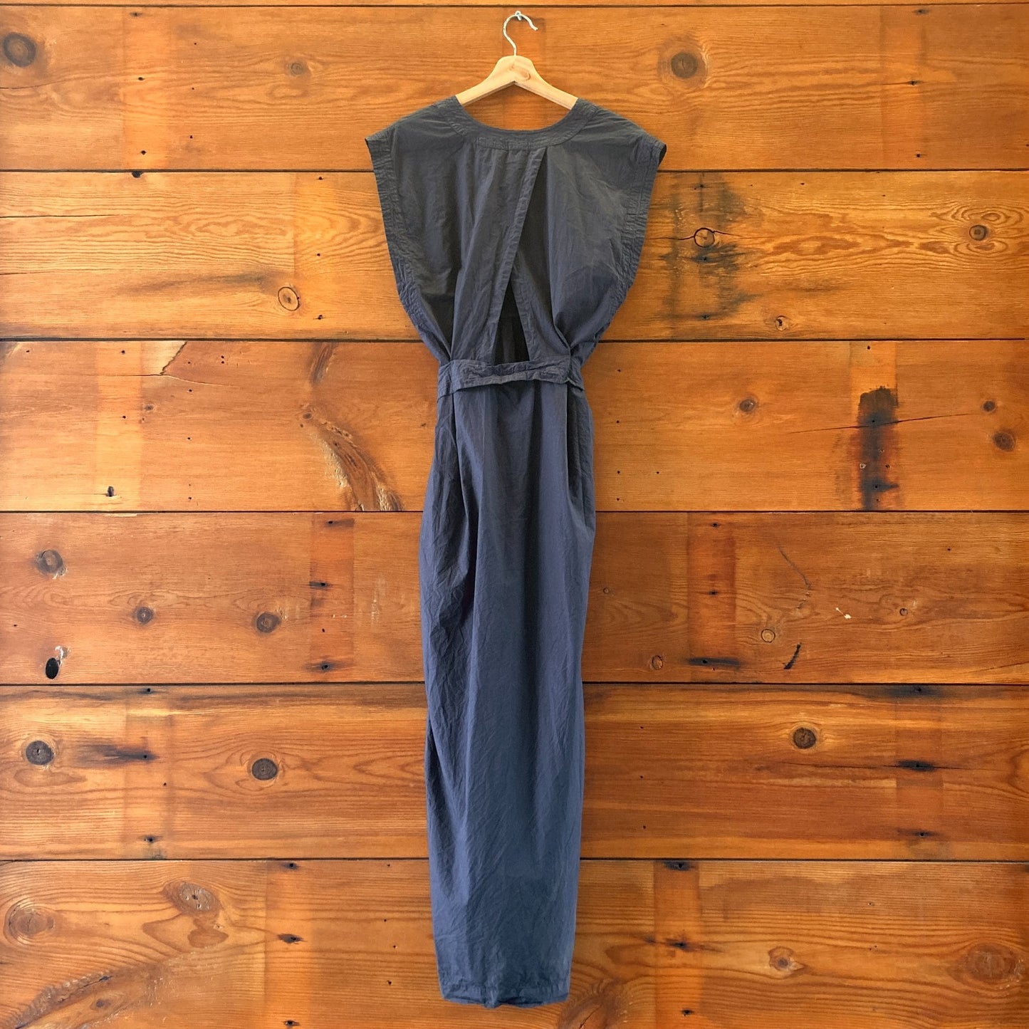 YFB Young Fabulous & Broke Navy Blue Open Back Maxi Dress - Size M - 4427SC