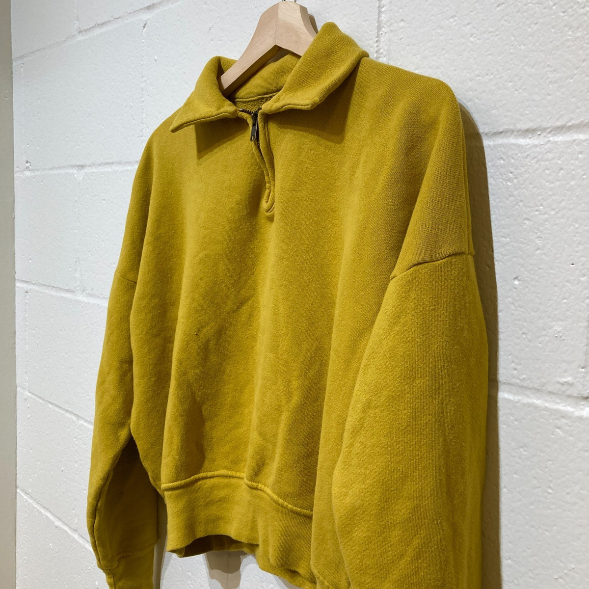 Imogene And Willie Yellow 1/4 Zip Pullover Sweatshirt - Size XS - 0312IG