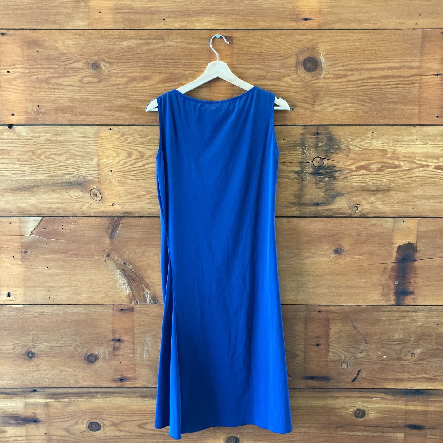 Katharina Hovman Navy Blue Sleeveless Midi Length Stretch Fit Dress - 4 - 0121PK