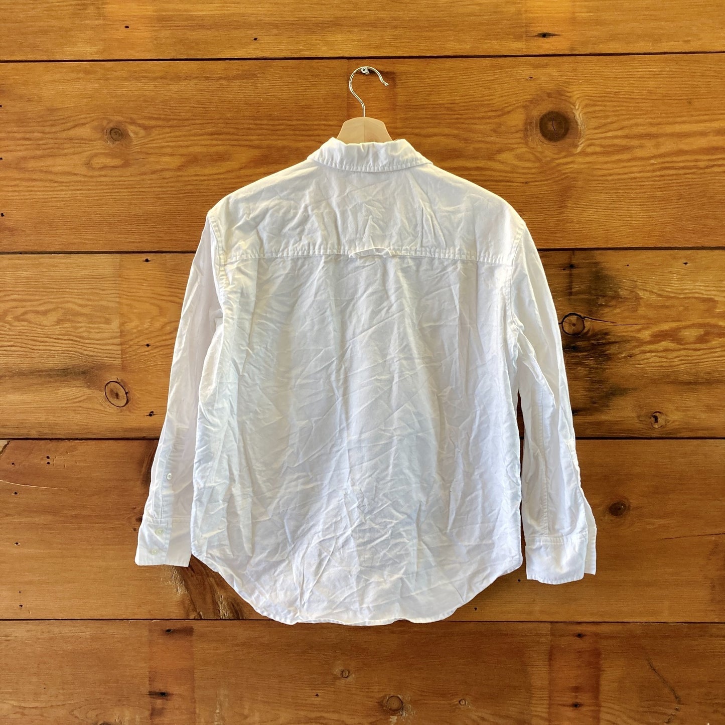 AYR White The Deep End Curved Hem Button Up Shirt - Size XS - 0209CM