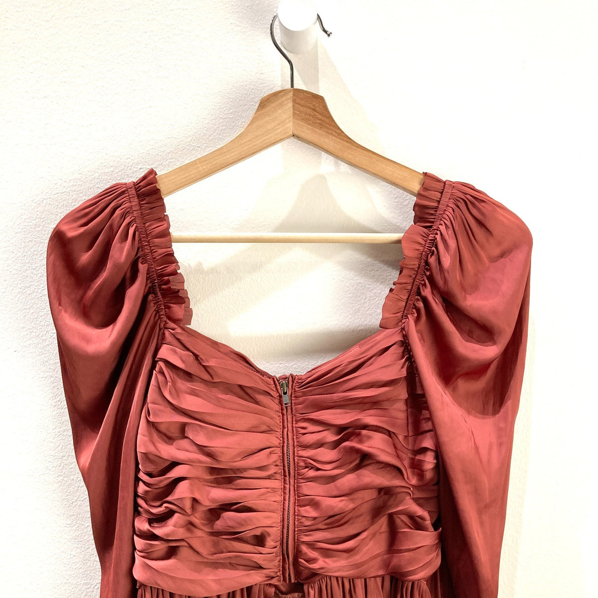 Ulla Johnson $395 Desert Rose Ruched Mirelle Blouse Top - Size 2 - NEW - 0703SC