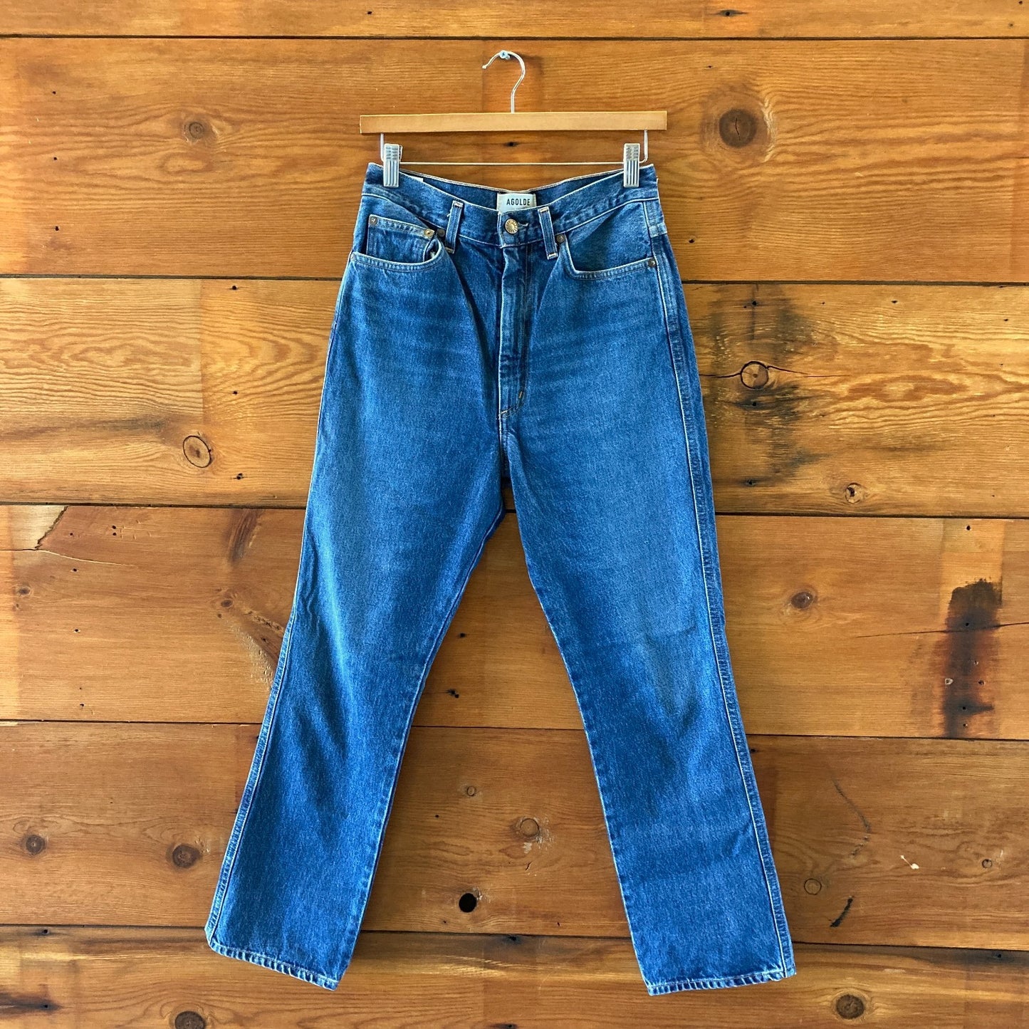 AGOLDE Pinch Waist Straight High Rise Ankle Jeans - Size 27 - 1125KG