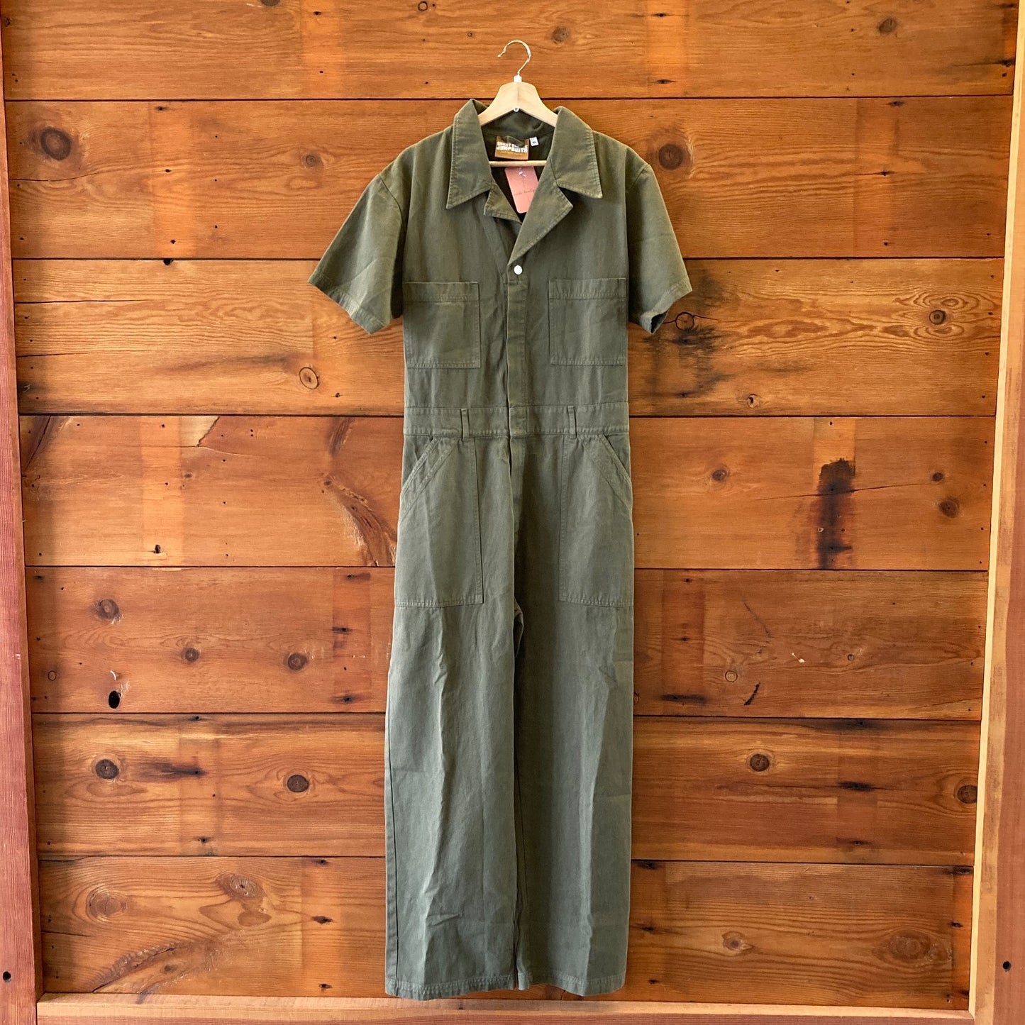 XL - Bid Bud Press NEW Short Sleeve Workwear Cotton Twill Jumpsuit 0103JM