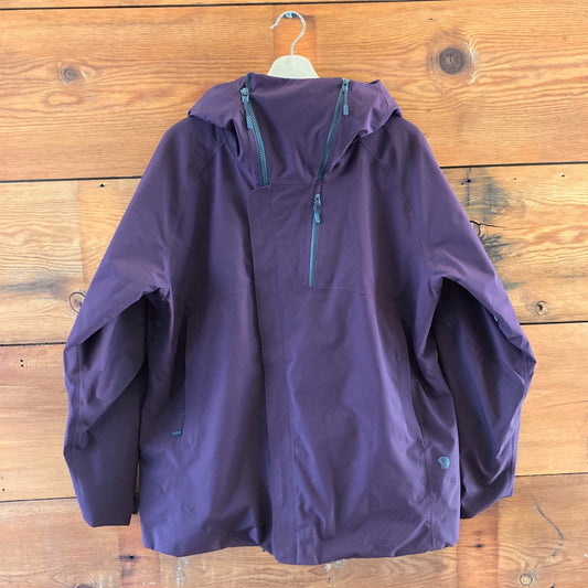XL - Mountain Hardwear $375 Dark Burgundy Cloud Bank Gore-Tex Coat NEW 0313TC