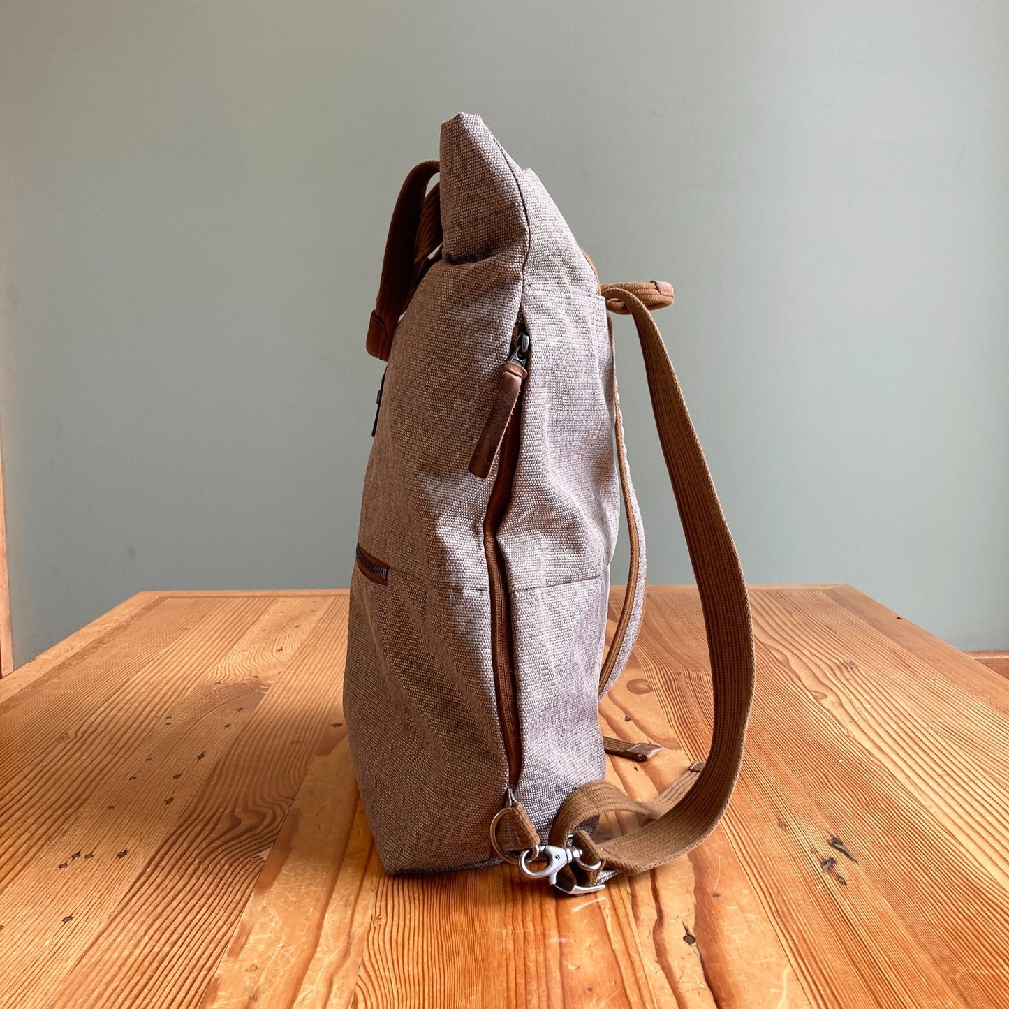 Timbuk2 Mojave Brown Alamo Convertible Backpack Tote Bag 0107KA