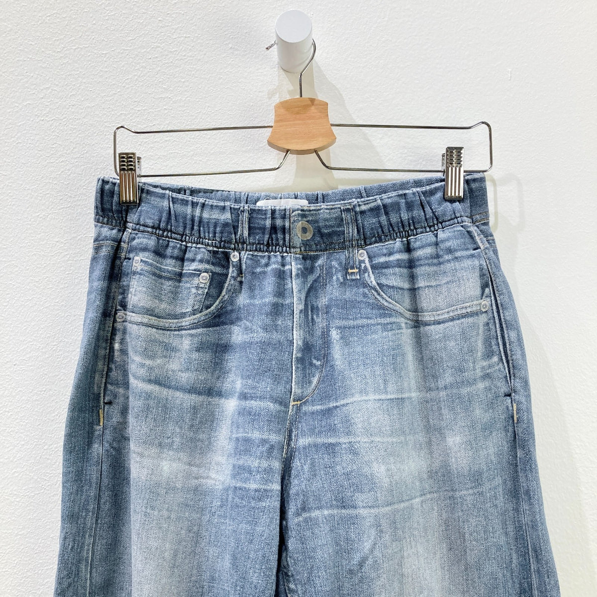 Rag & Bone Medium Wash Faux Denim Miramar Joggers Jeans Pants - Size M - 1011SC