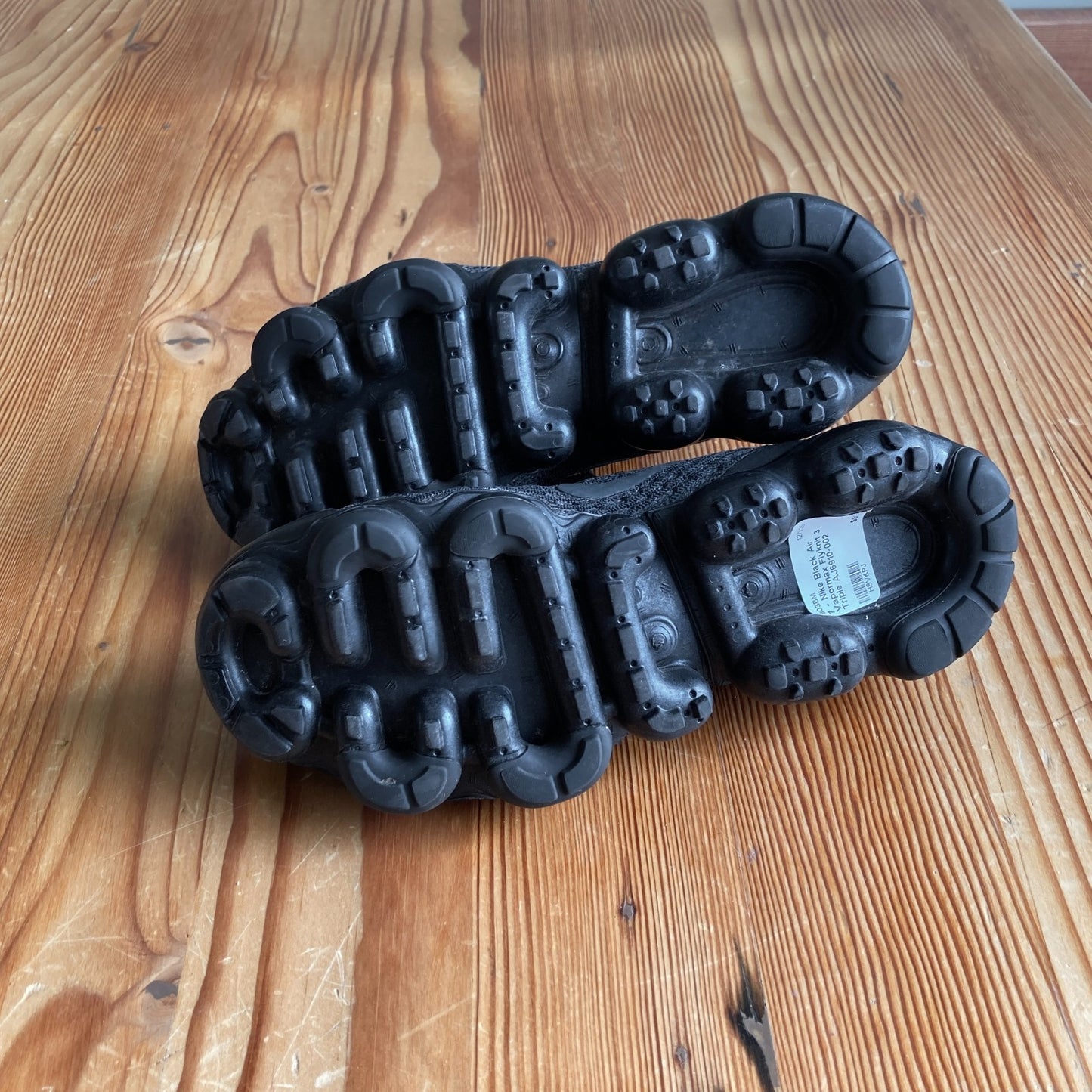7 - Nike Black Air Vapormax Flyknit 3 Triple AJ6910-002 Sneakers Shoes 1122KP