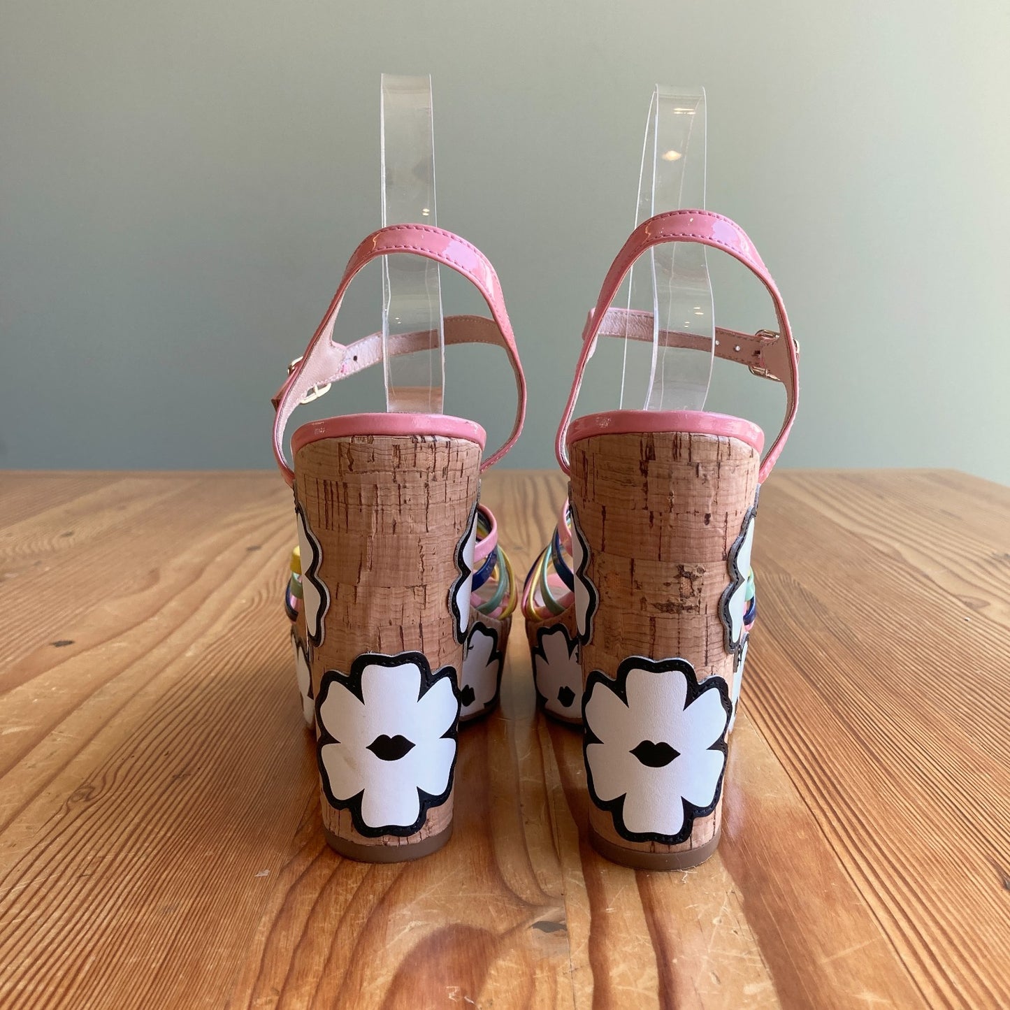 Kate Spade Gerry Platform Floral Sandals Heels - Size 7.5 - NEW - 0515CJ