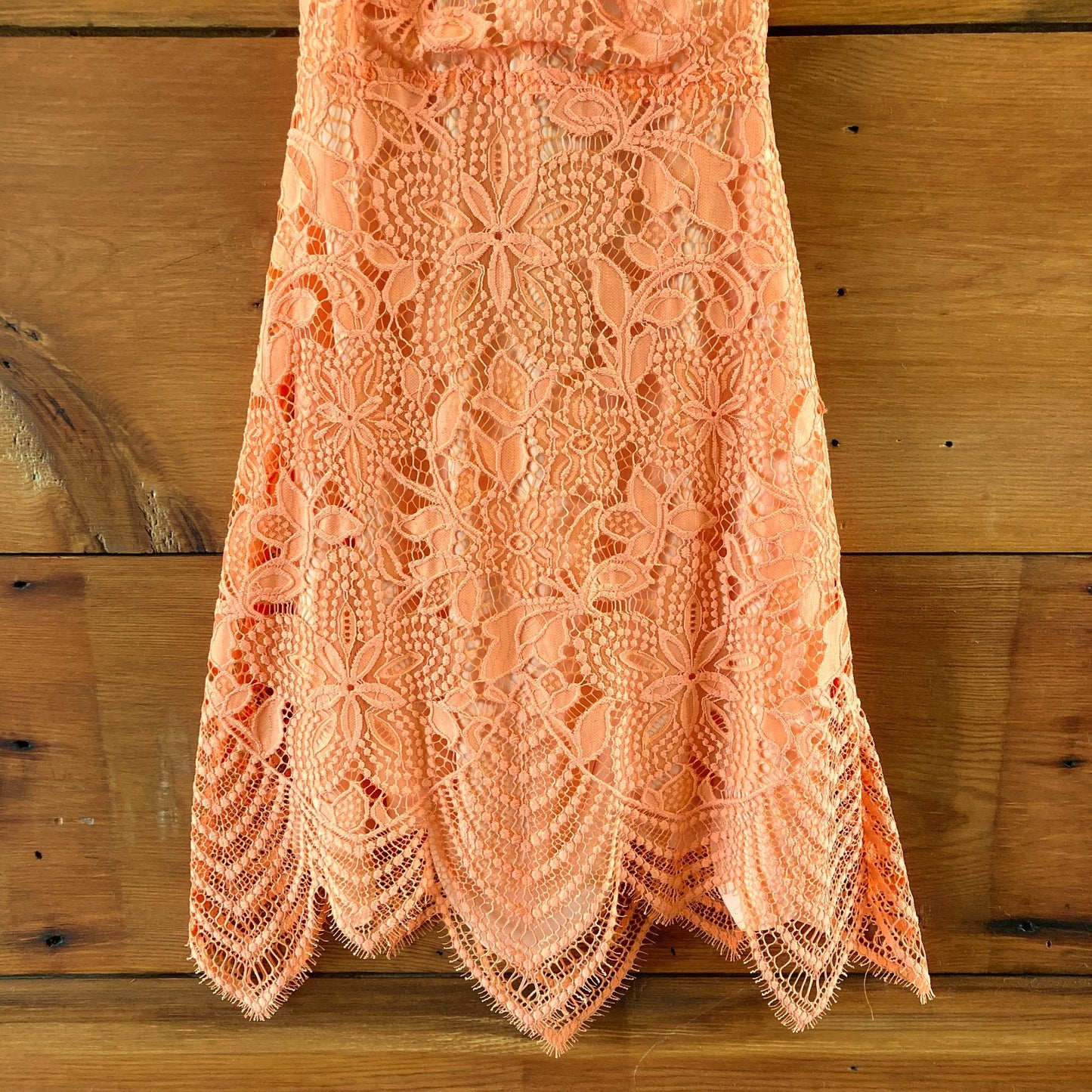 For Love & Lemons Guava Open Back Lace Mini Dress - Size S - 1112MH