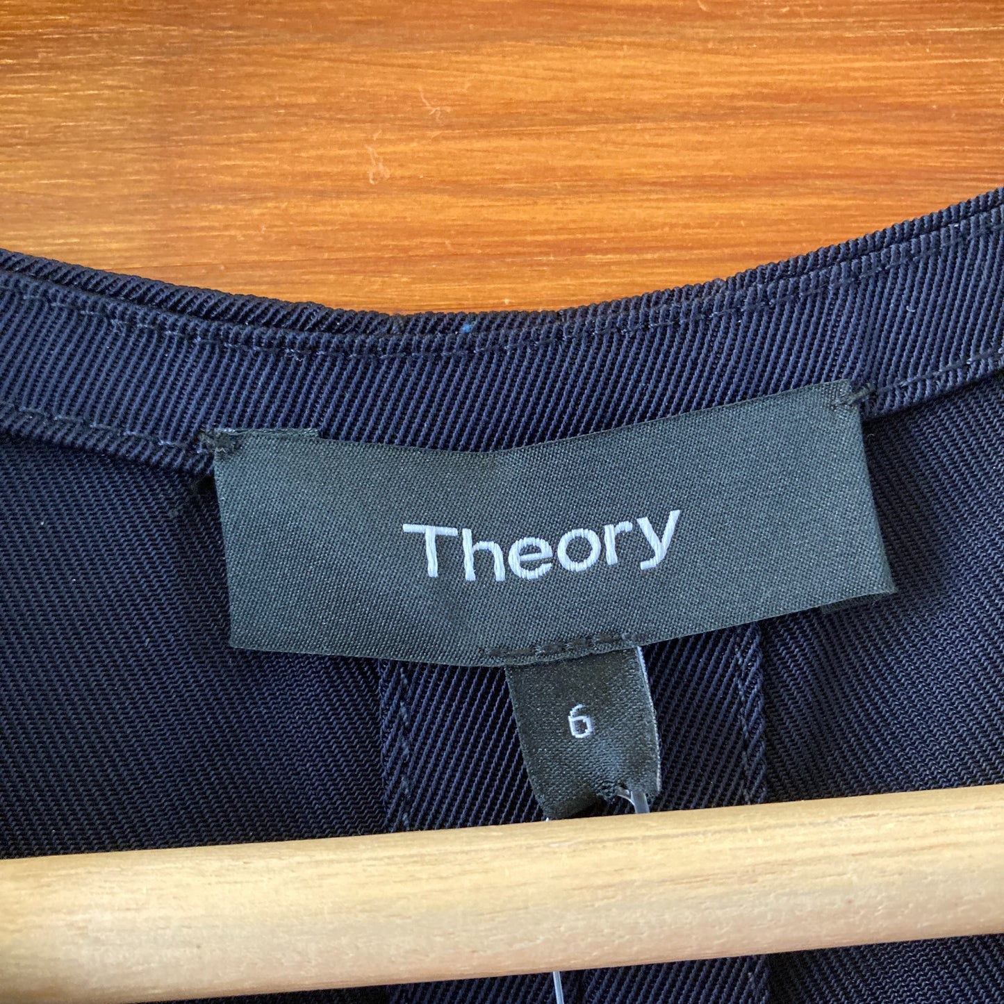 Theory Deep Navy $355 Sleeveless Caitriona Dress Size 6 - NEW - 0508GA